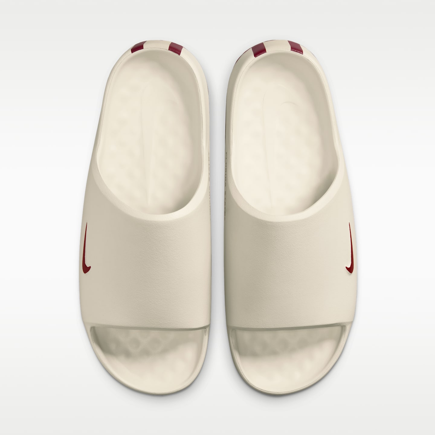 Мужские сандалии Nike Calm (Florida State) College, цвет: Молочный / Тёмно-бордовый — фото 5