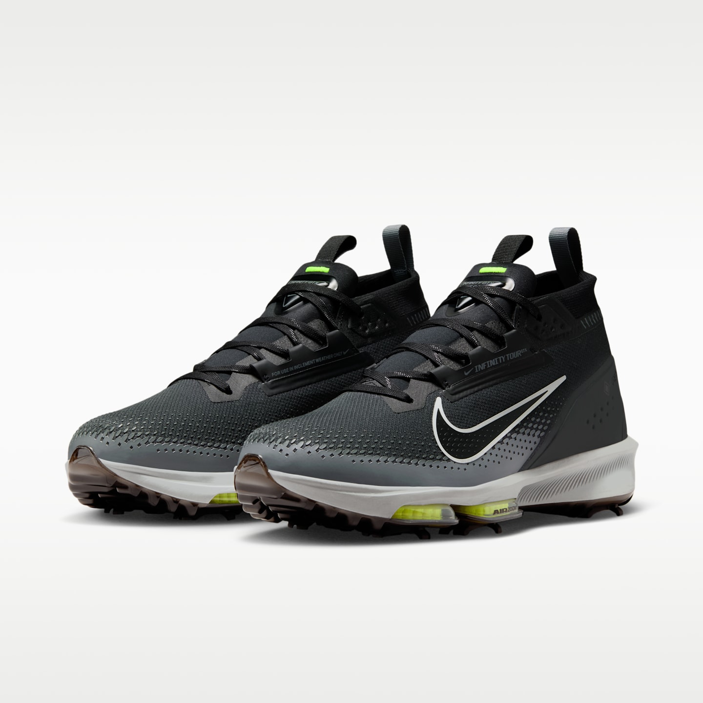 Мужские кроссовки для гольфа Nike Infinity Tour 2 GORE-TEX, цвет: Серый — фото 5