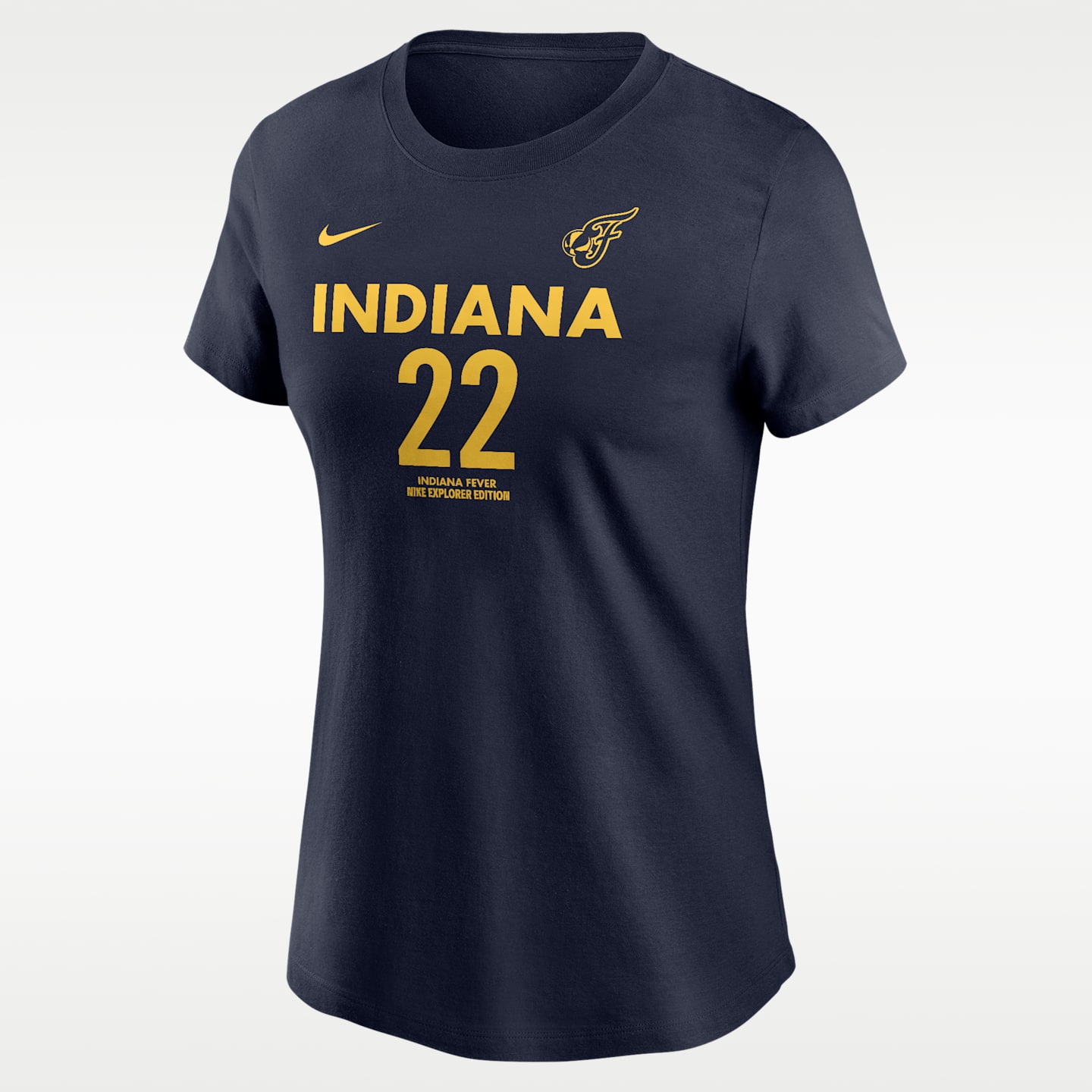 Женская футболка Nike Caitlin Clark Indiana Fever WNBA, цвет: Тёмно-синий — фото 1
