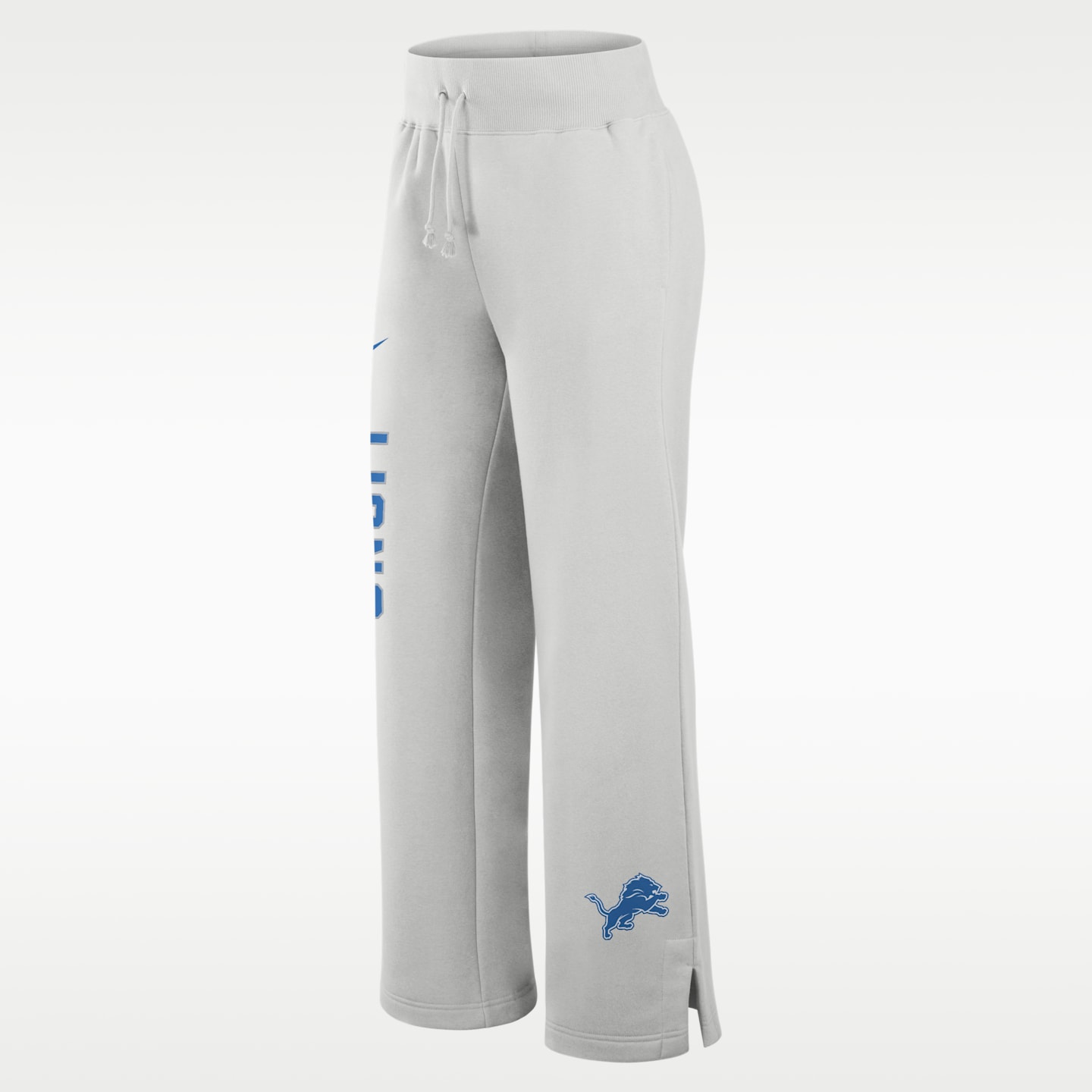 Женские широкие спортивные брюки Nike Detroit Lions Primetime Phoenix NFL, цвет: Серый — фото 1