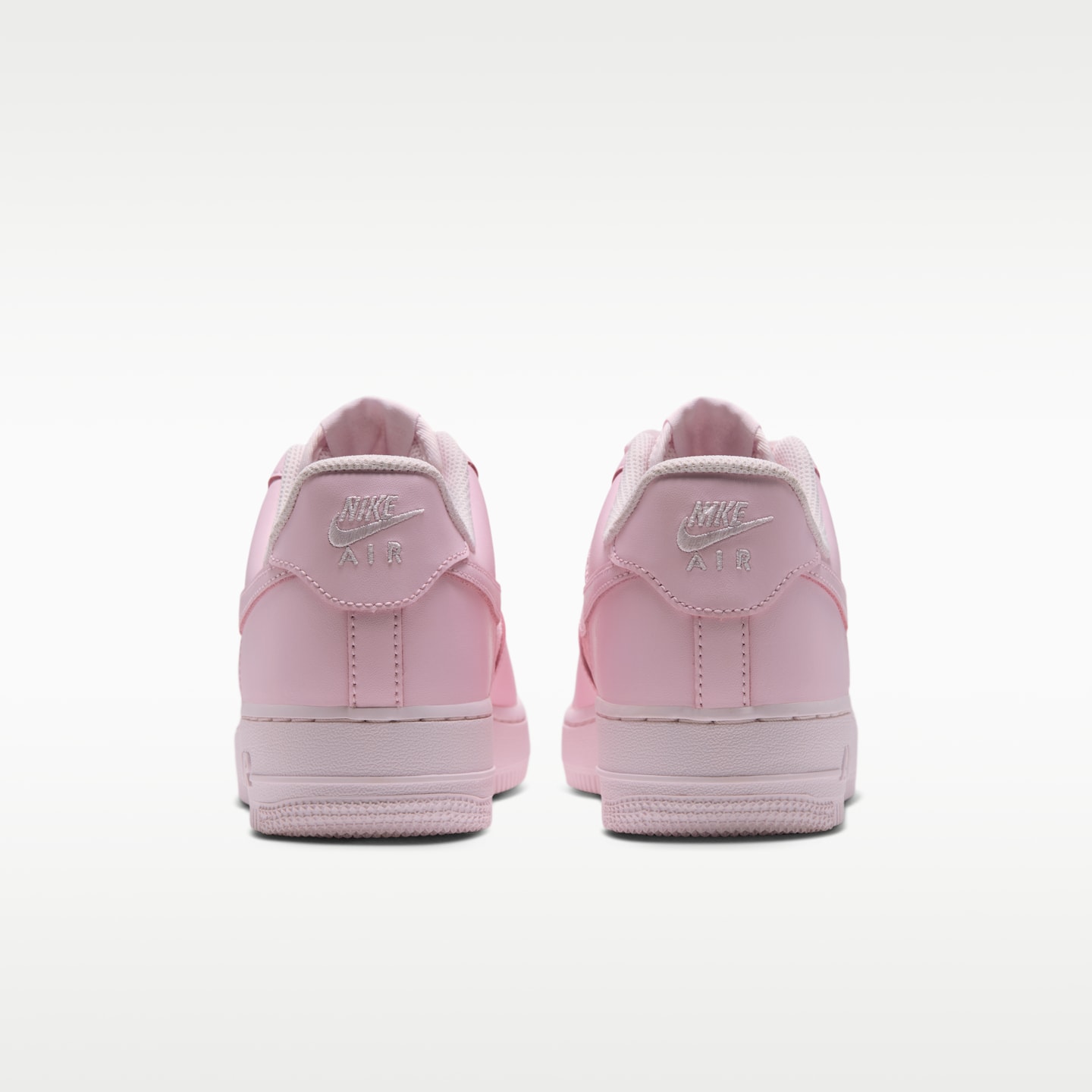 Женские кроссовки Nike Air Force 1 '07 Suede, цвет: Розовый / Снежный белый — фото 6