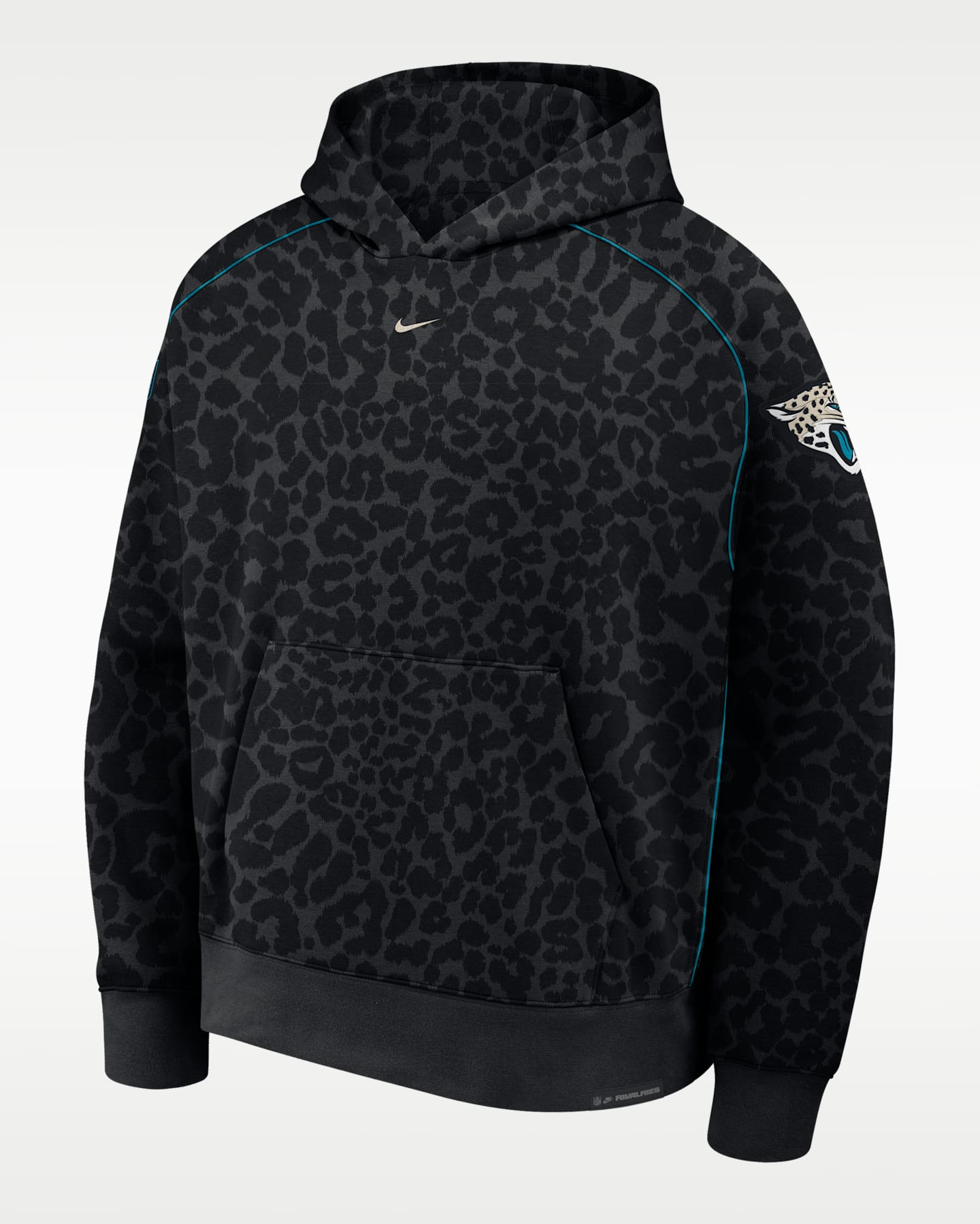 Мужское худи Nike Jacksonville Jaguars Rivalries Collection Air NFL Pullover, цвет: Чёрный — фото 3