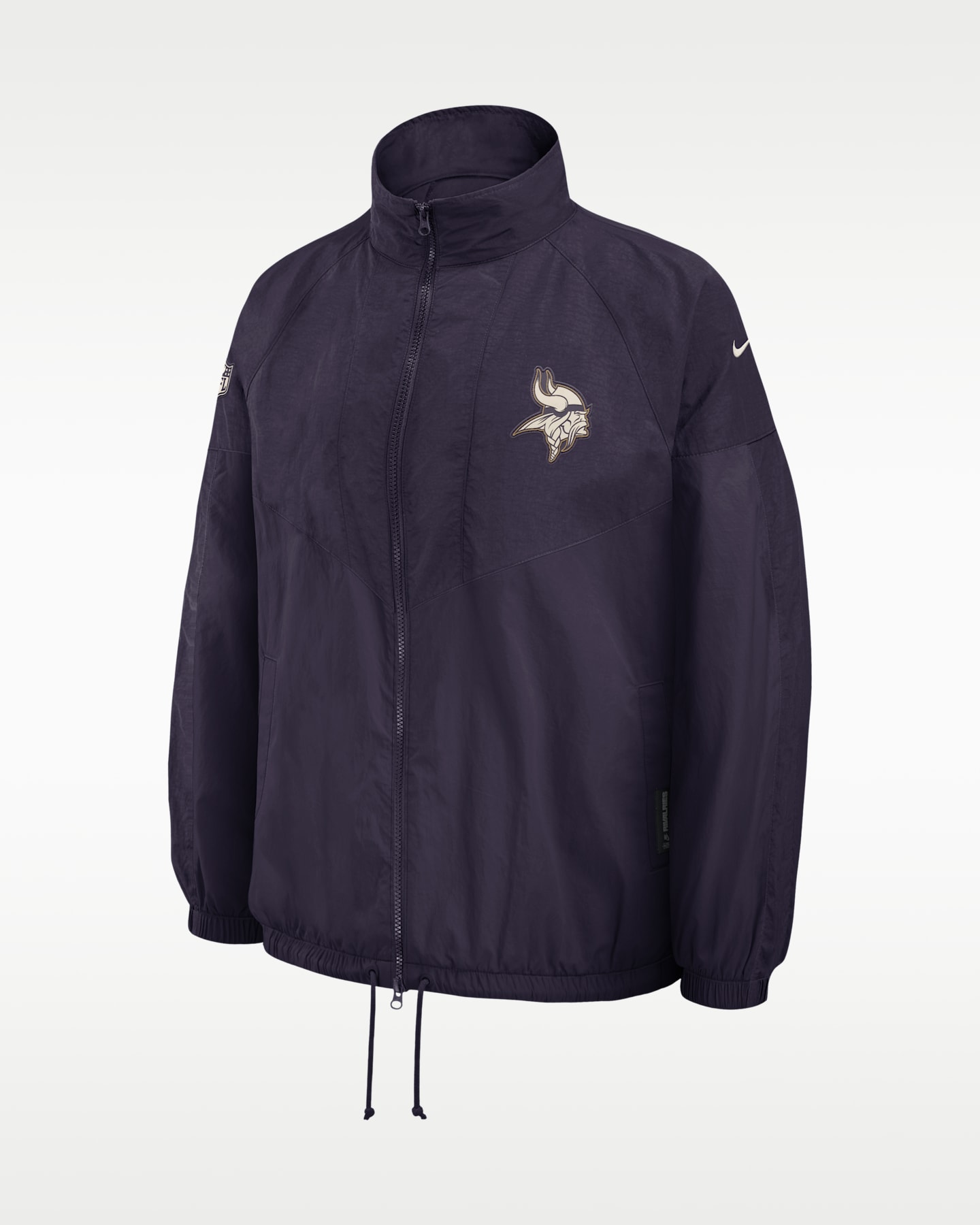 Женская куртка Nike Minnesota Vikings Rivalries Collection NFL Oversized Full-Zip, цвет: Фиолетовый — фото 3