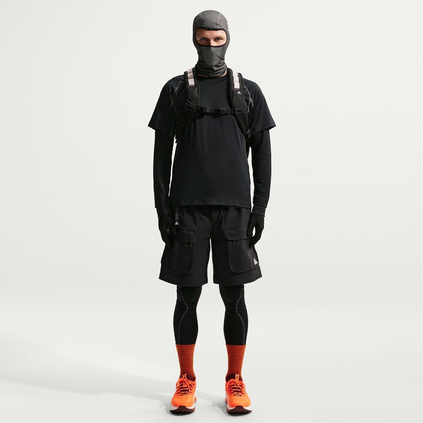 Мужская термофутболка Nike ACG Wildsee Dri-FIT с коротким рукавом, цвет: Чёрный / Антрацитовый — фото 4
