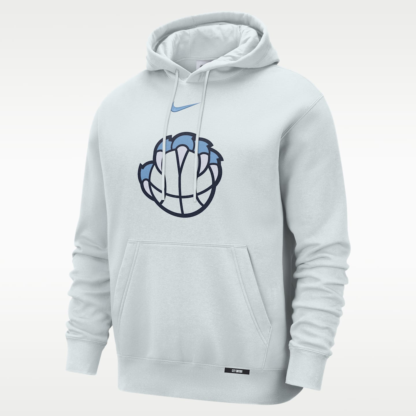 Мужское худи Nike Club Memphis Grizzlies City Edition, цвет: Чистый платиновый — фото 1