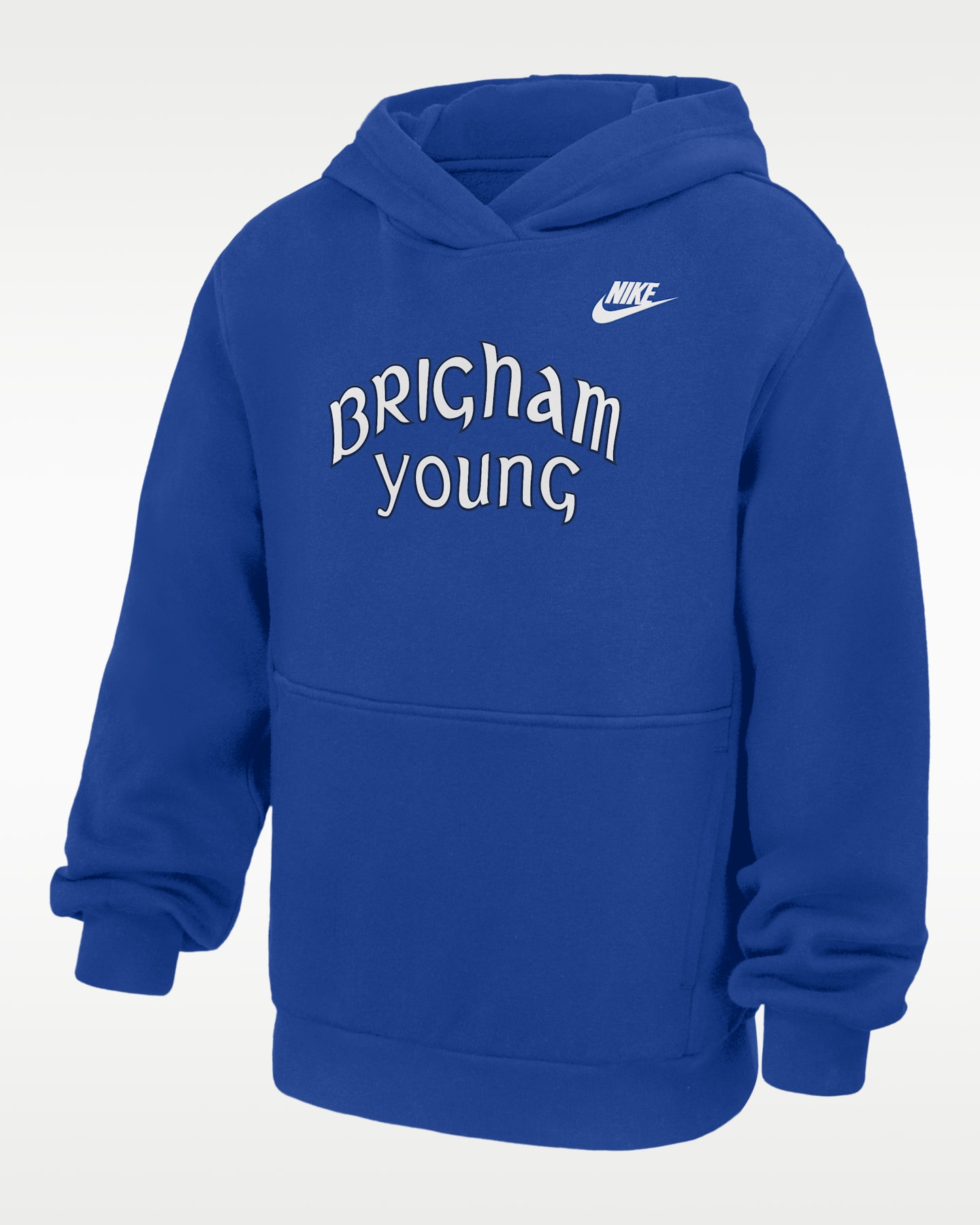 Детское худи Nike BYU Cougars Club Pullover Fleece, цвет: Королевский синий — фото 2