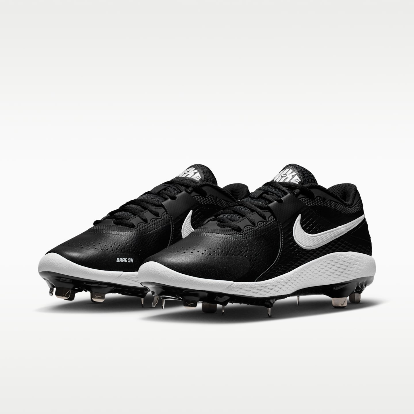 Женские кроссовки Nike Diamond Gamer MTL Baseball, цвет: Чёрный / Белый — фото 5