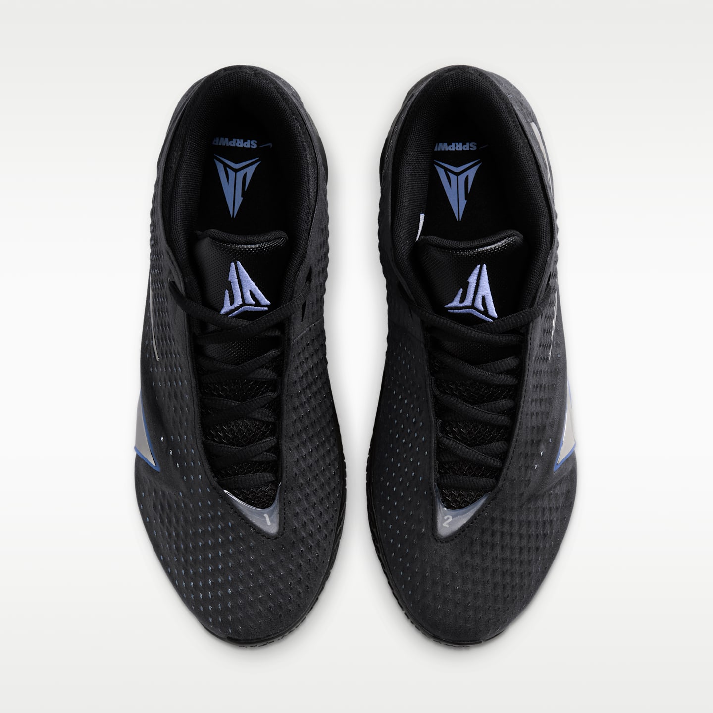 Детские кроссовки Nike Ja 4 "Nightmare" Big Kids' Basketball, цвет: Чёрный / Кобальтовый, вариант 1 — фото 4