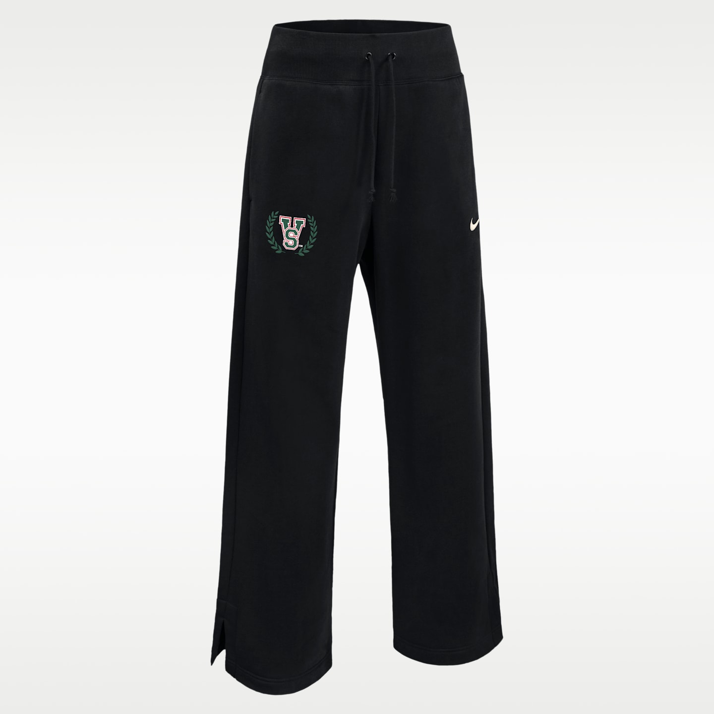 Женские флисовые брюки Nike Phoenix College Mississippi Valley State, цвет: Чёрный — фото 1