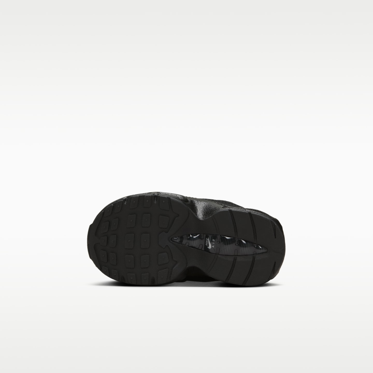 Детские кроссовки Nike Air Max 95 Recraft Baby/Toddler, цвет: Чёрный / Антрацитовый — фото 2
