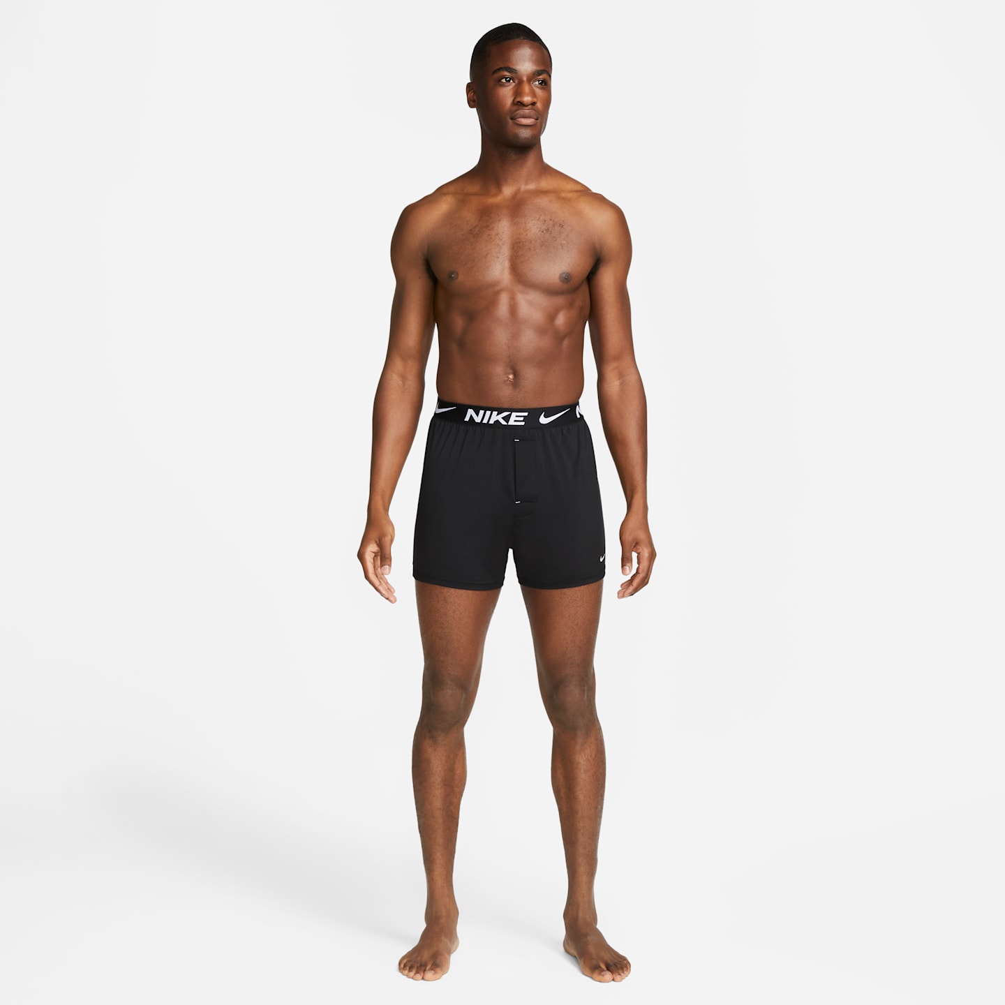 Трусы-боксеры Essential Micro Dri-FIT для мужчин, 3 шт. — Nike, цвет: Чёрный — фото 5