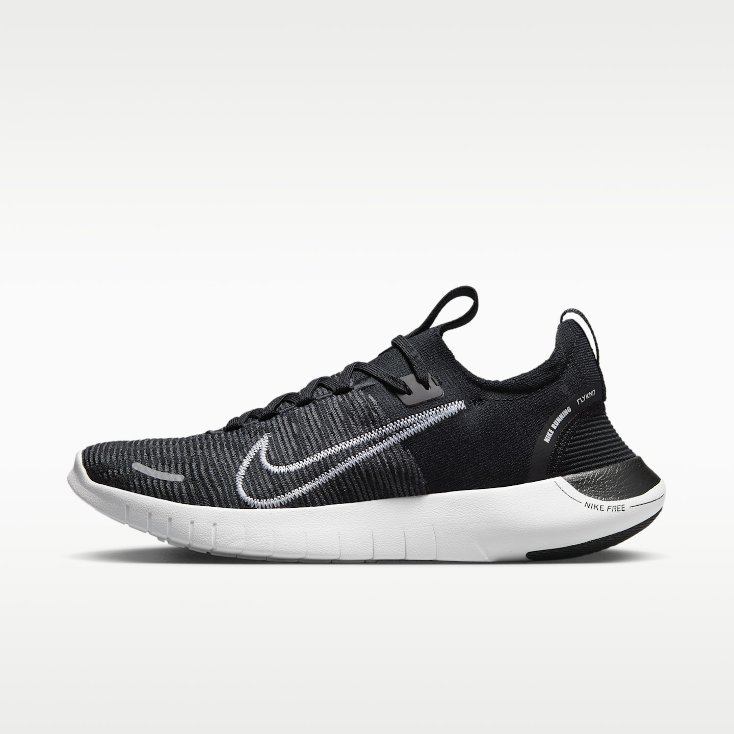 Мужские кроссовки Nike Free RN NN Road Running, цвет: Чёрный / Антрацитовый — фото 1