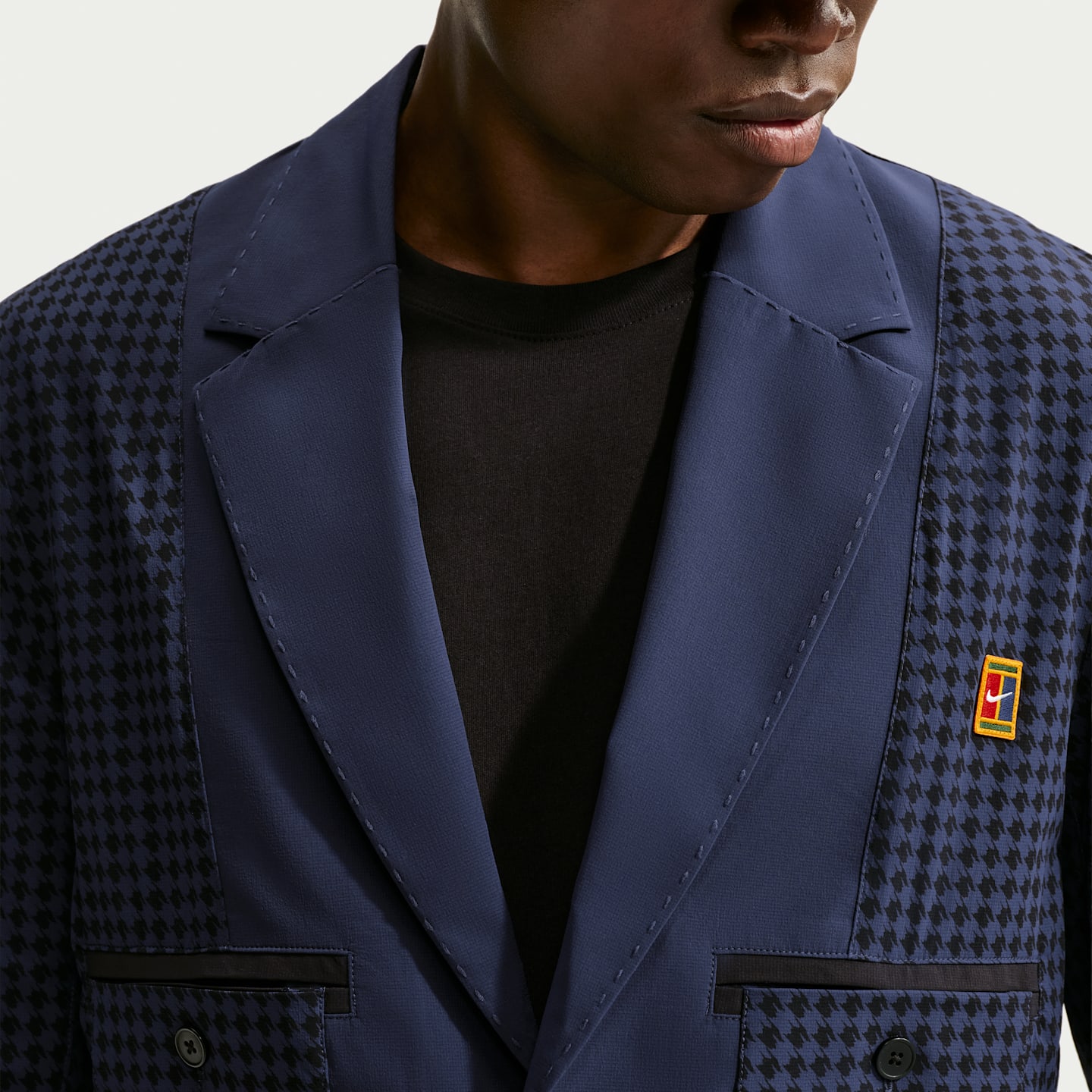 Мужской пиджак Nike Club Rules Helios Blazer, цвет: Обсидиановый / Чёрный — фото 3