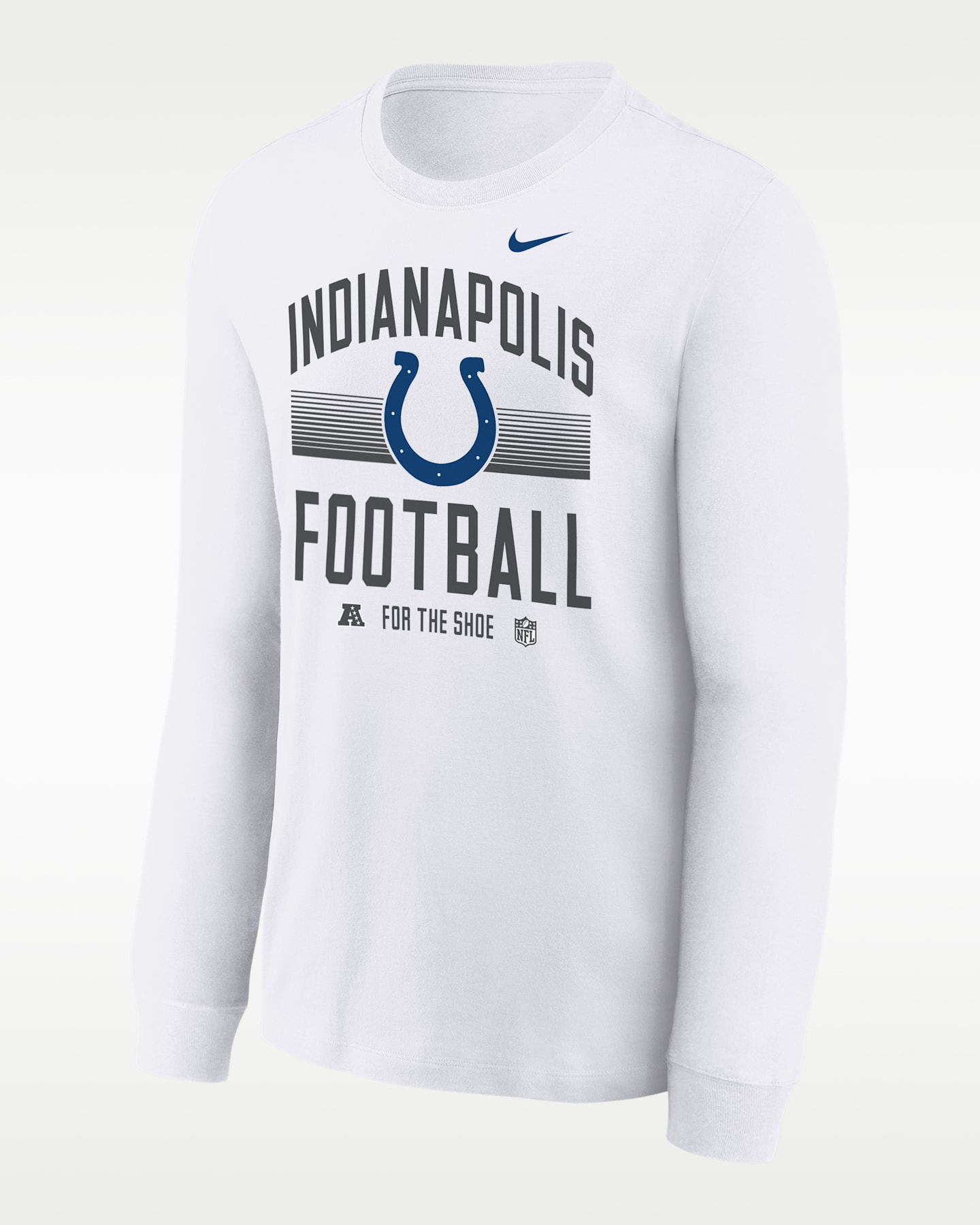 Детская футболка с длинным рукавом Nike Indianapolis Colts Hometown NFL, цвет: Белый — фото 3