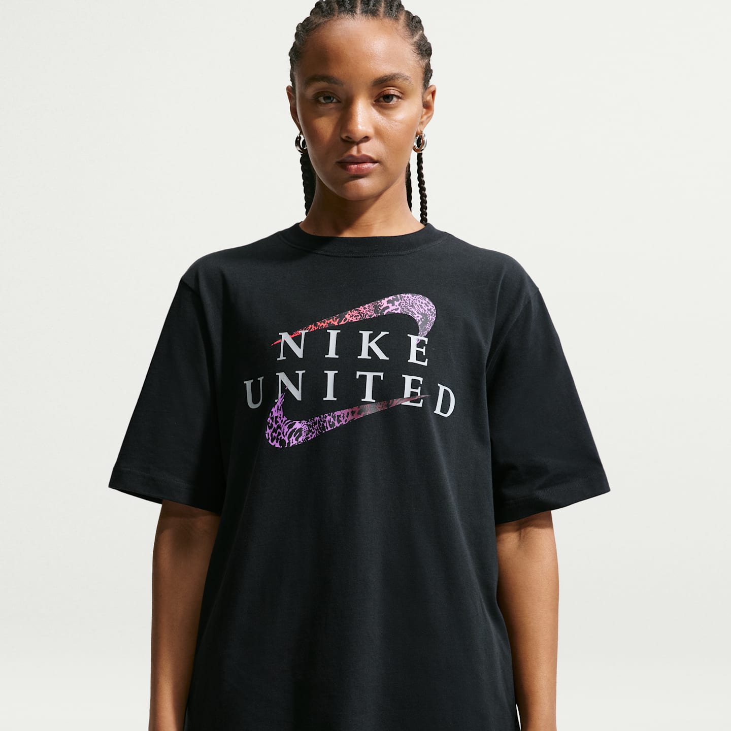 Женская футбольная футболка Nike United, цвет: Чёрный — фото 1