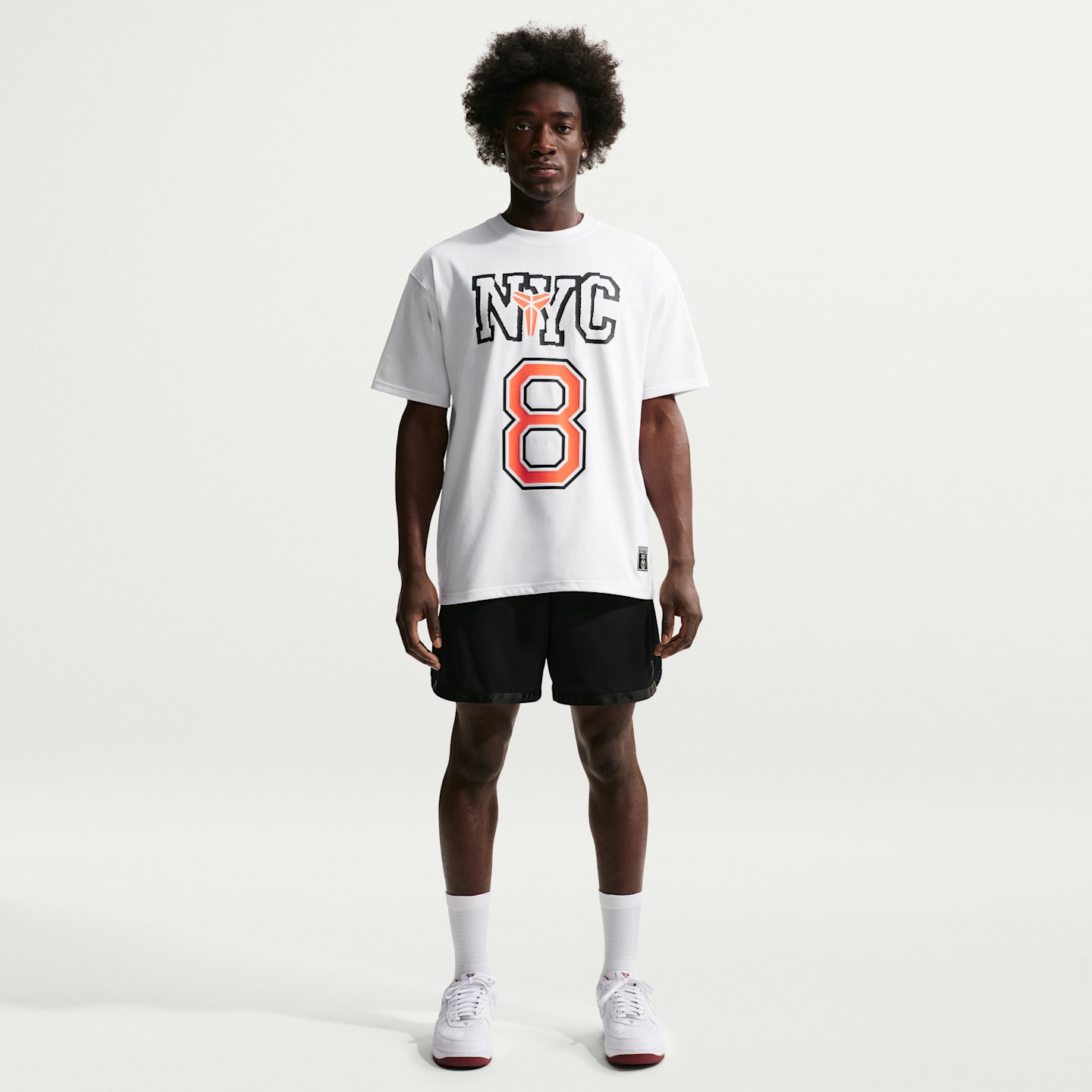 Мужская баскетбольная футболка Nike Kobe Dri-FIT, цвет: Белый — фото 4