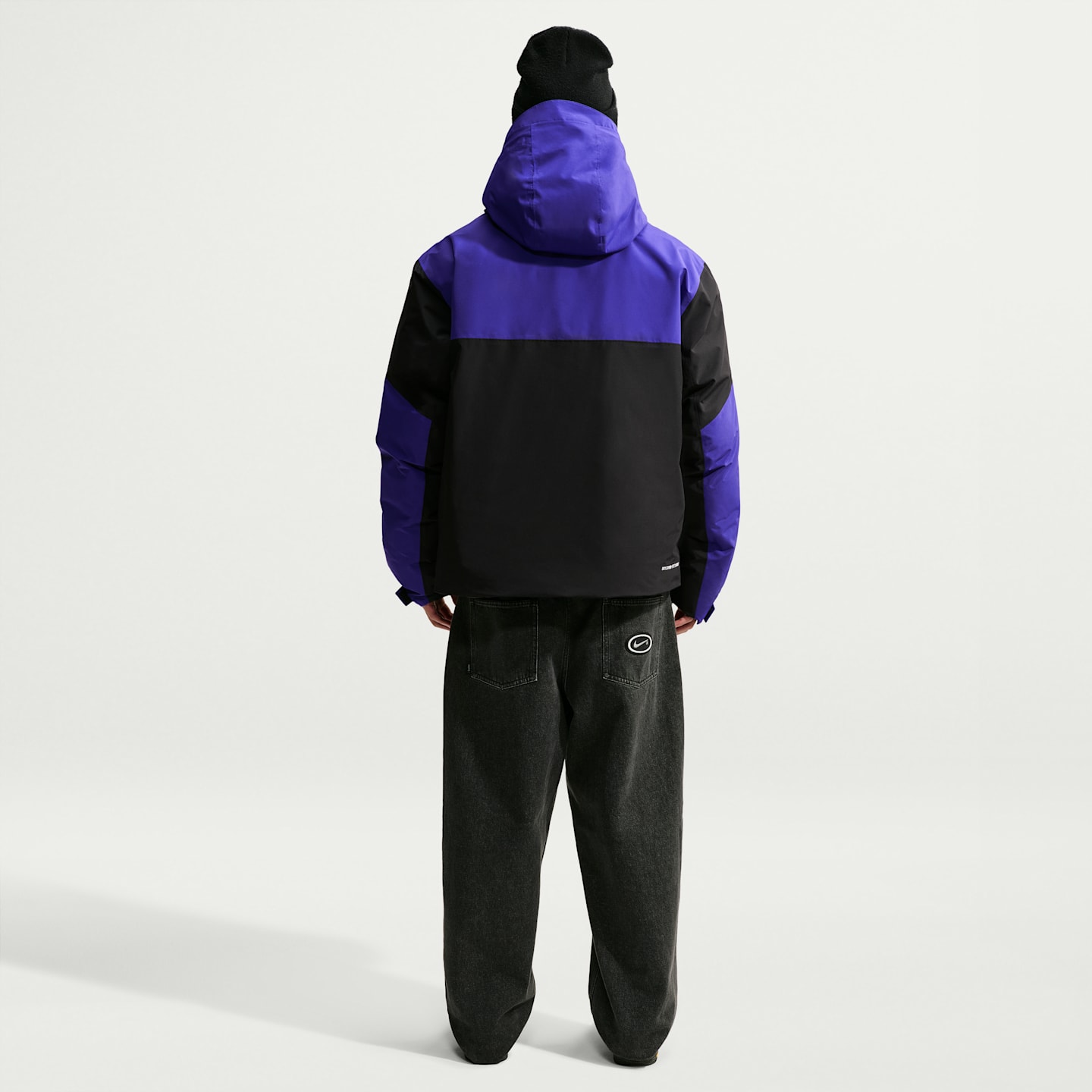 Мужская куртка Nike Windrunner PrimaLoft® Storm-FIT ADV, цвет: Чёрный / Белый — фото 5