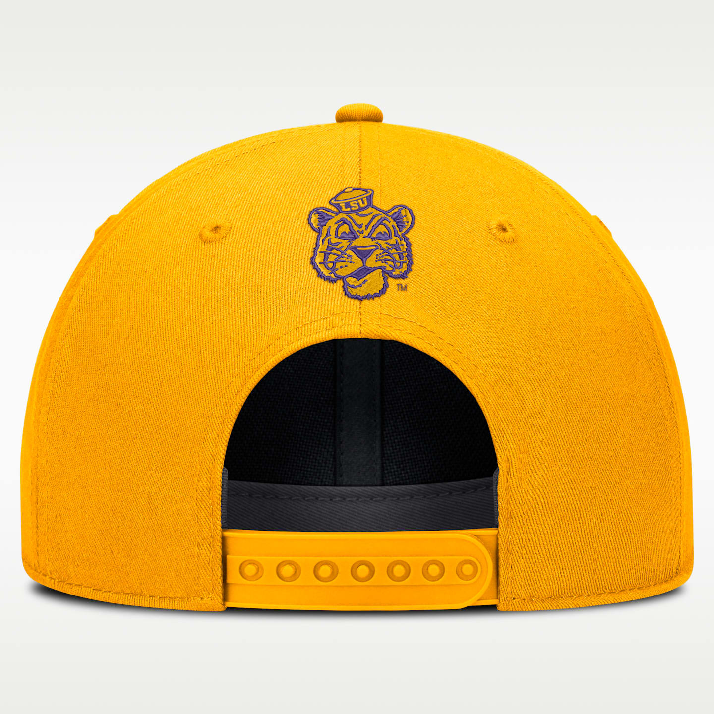 Мужская кепка Nike Dri-FIT College LSU Legacy Letter & Location Rise A-Frame, цвет: Золотой — фото 2