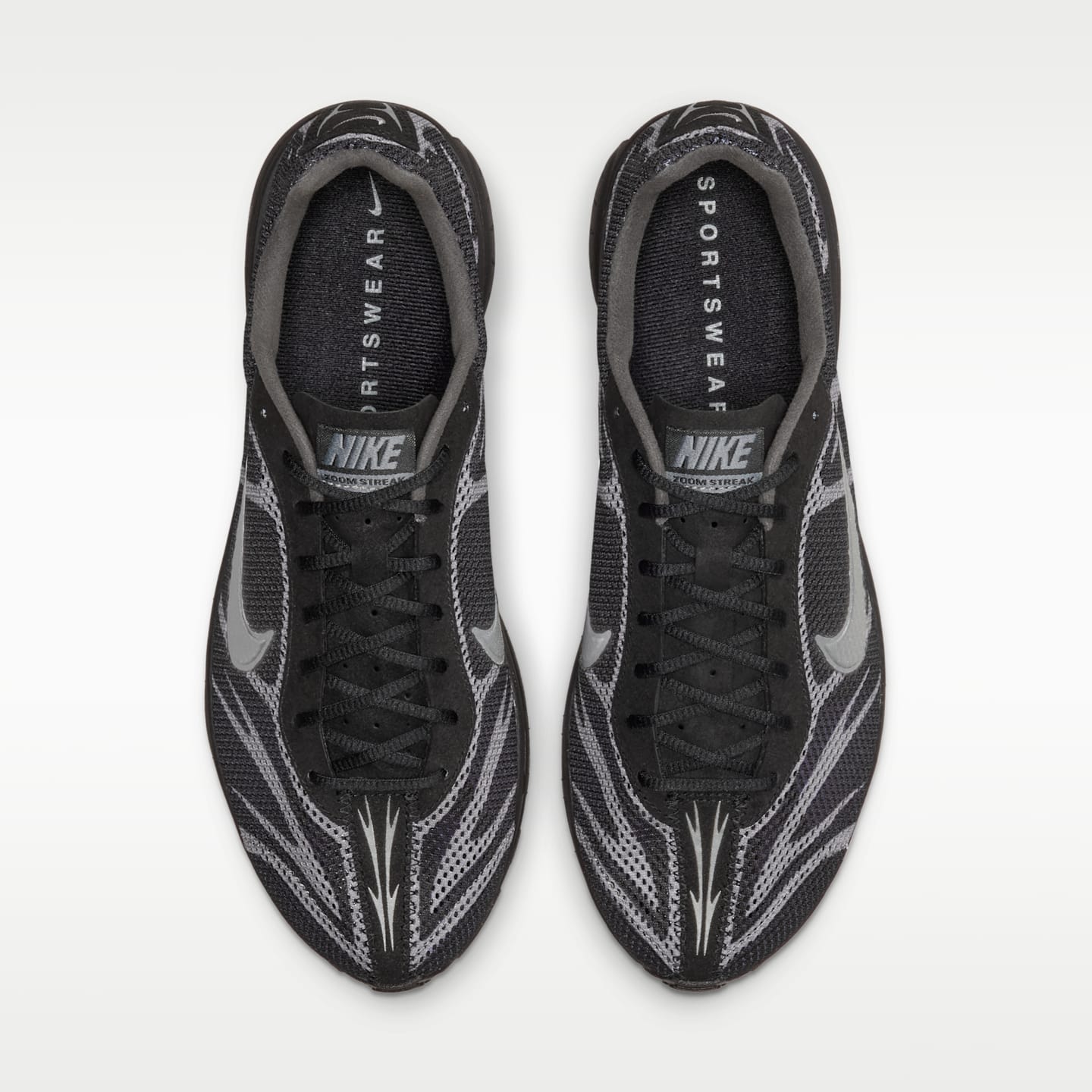 Женские кроссовки Nike Zoom Streak 3, цвет: Чёрный / Дымчатый серый — фото 4