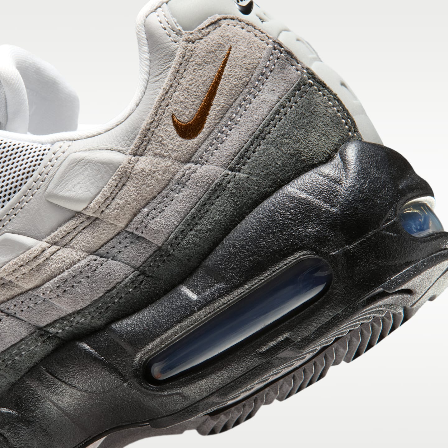 Мужские кроссовки Nike SB Air Max 95 Skate, цвет: Чёрный / Антрацитовый — фото 8