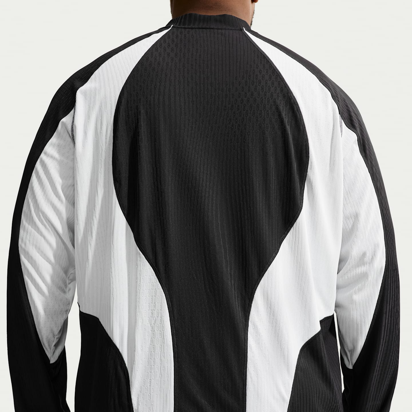 Мужской топ Nike Tech Dri-FIT ADV Jersey, цвет: Чёрный / Молочный белый — фото 7