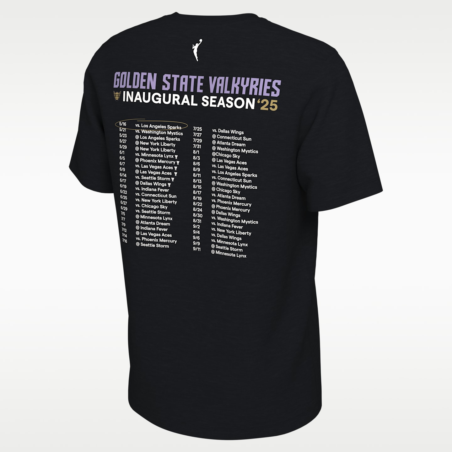 Мужская футболка Nike Golden State Valkyries WNBA, цвет: Чёрный — фото 2
