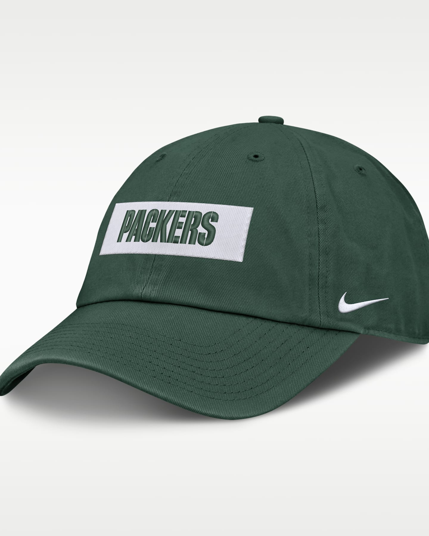 Мужская бейсболка Nike Green Bay Packers Primetime Club Wordmark NFL, цвет: Зелёный — фото 3