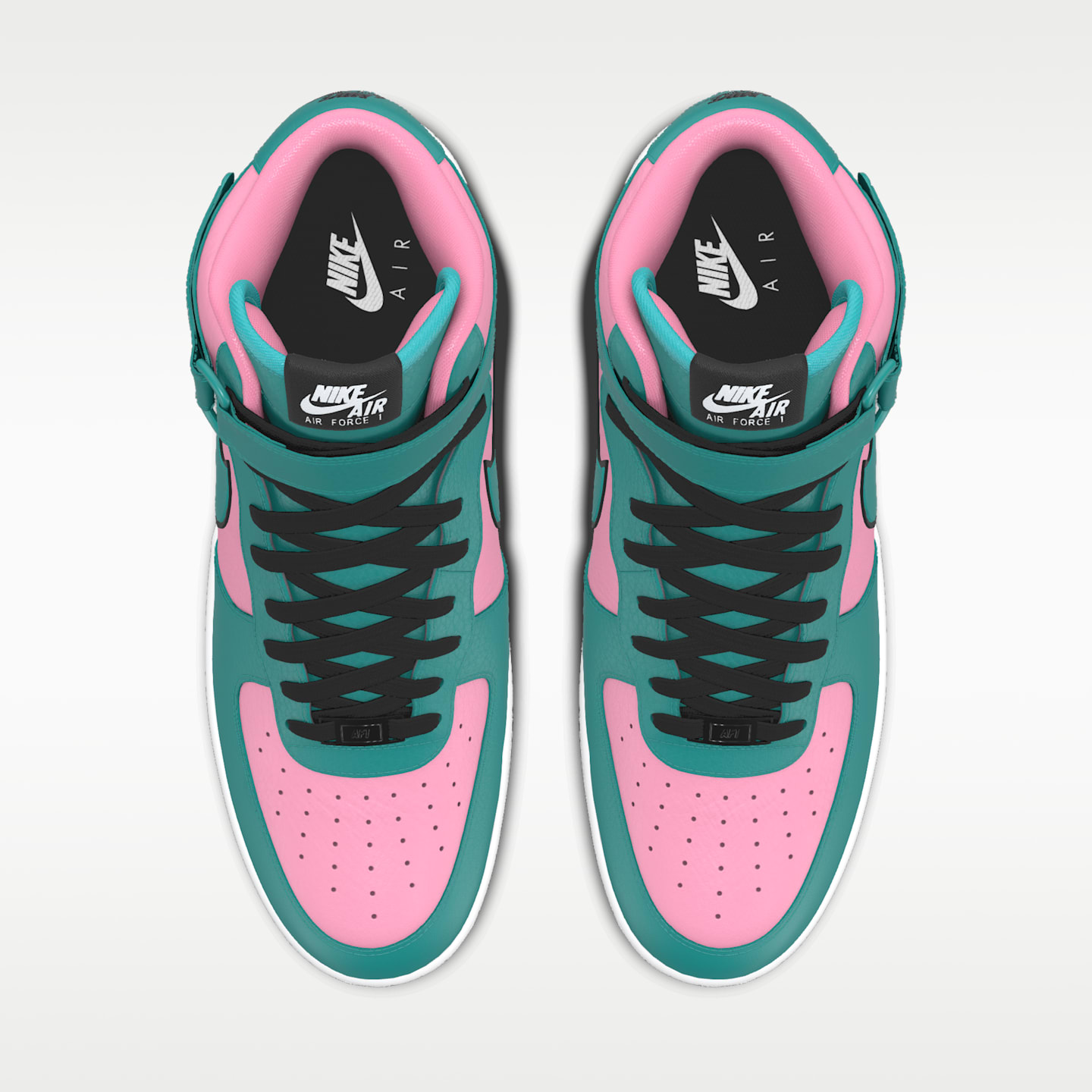 Мужские кроссовки Nike Air Force 1 Mid By You Custom, цвет: Разноцветный — фото 4