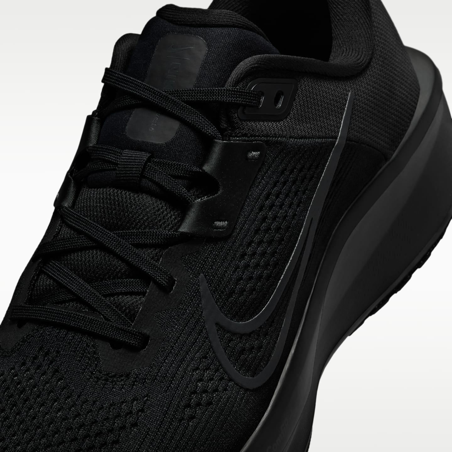 Мужские кроссовки Nike Quest 6 Road Running, цвет: Чёрный / Серый — фото 7