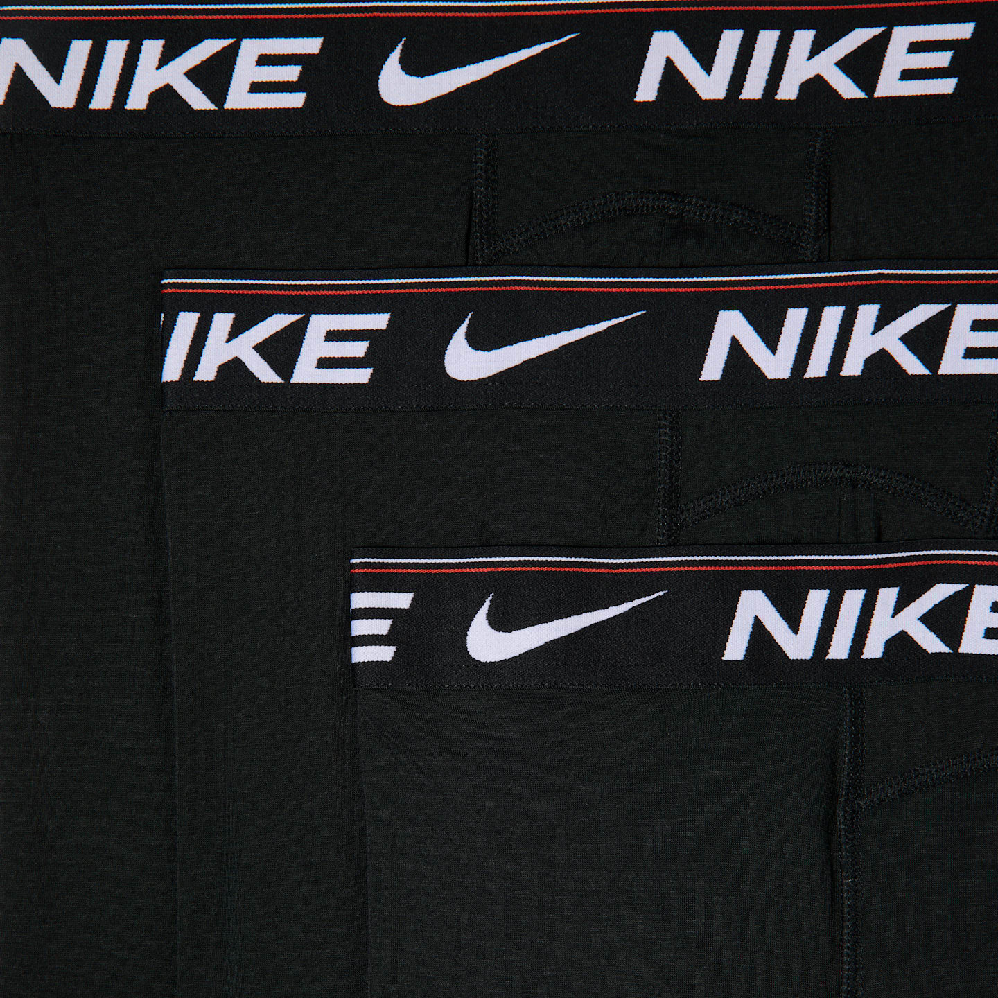 Мужские трусы-боксеры Nike Ultra Comfort Dri-FIT, набор из 3 шт, цвет: Чёрный — фото 10