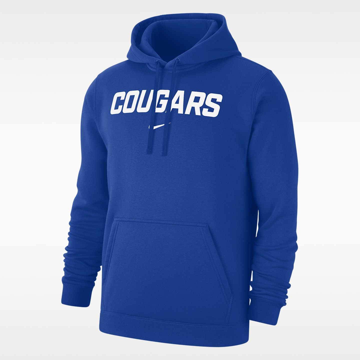 Мужское флисовое худи Nike BYU Club College, цвет: Королевский синий — фото 1