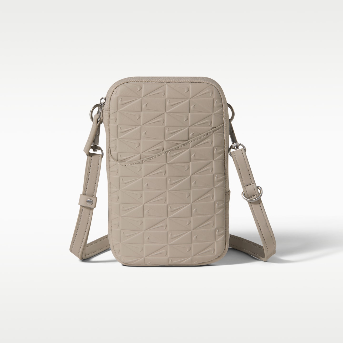 Женские кроссовки Nike Premium Monogram Phone Carrier 2.0, цвет: Кремовый / Чёрный — фото 2