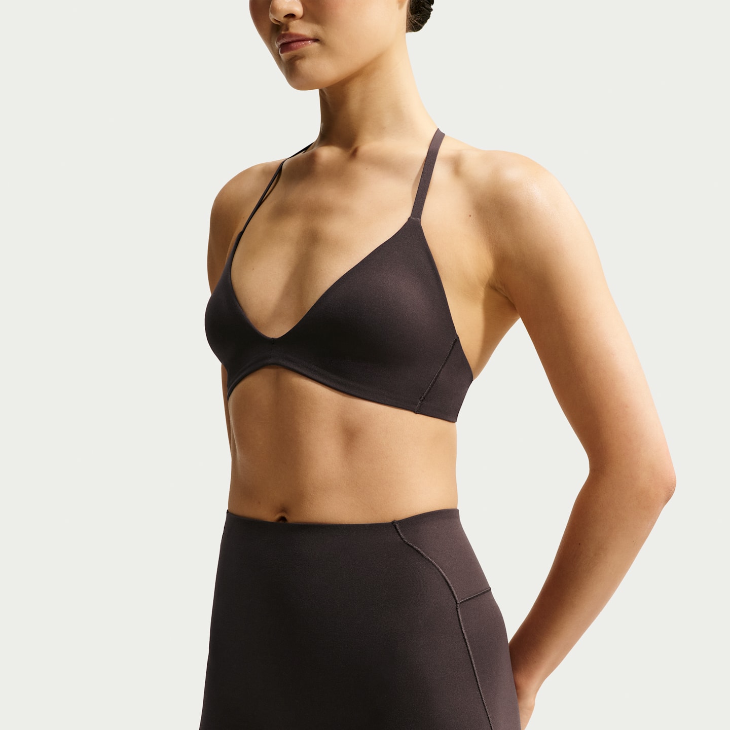 Женские шорты NikeSKIMS Studio Stretch, цвет: Кофейный — фото 2