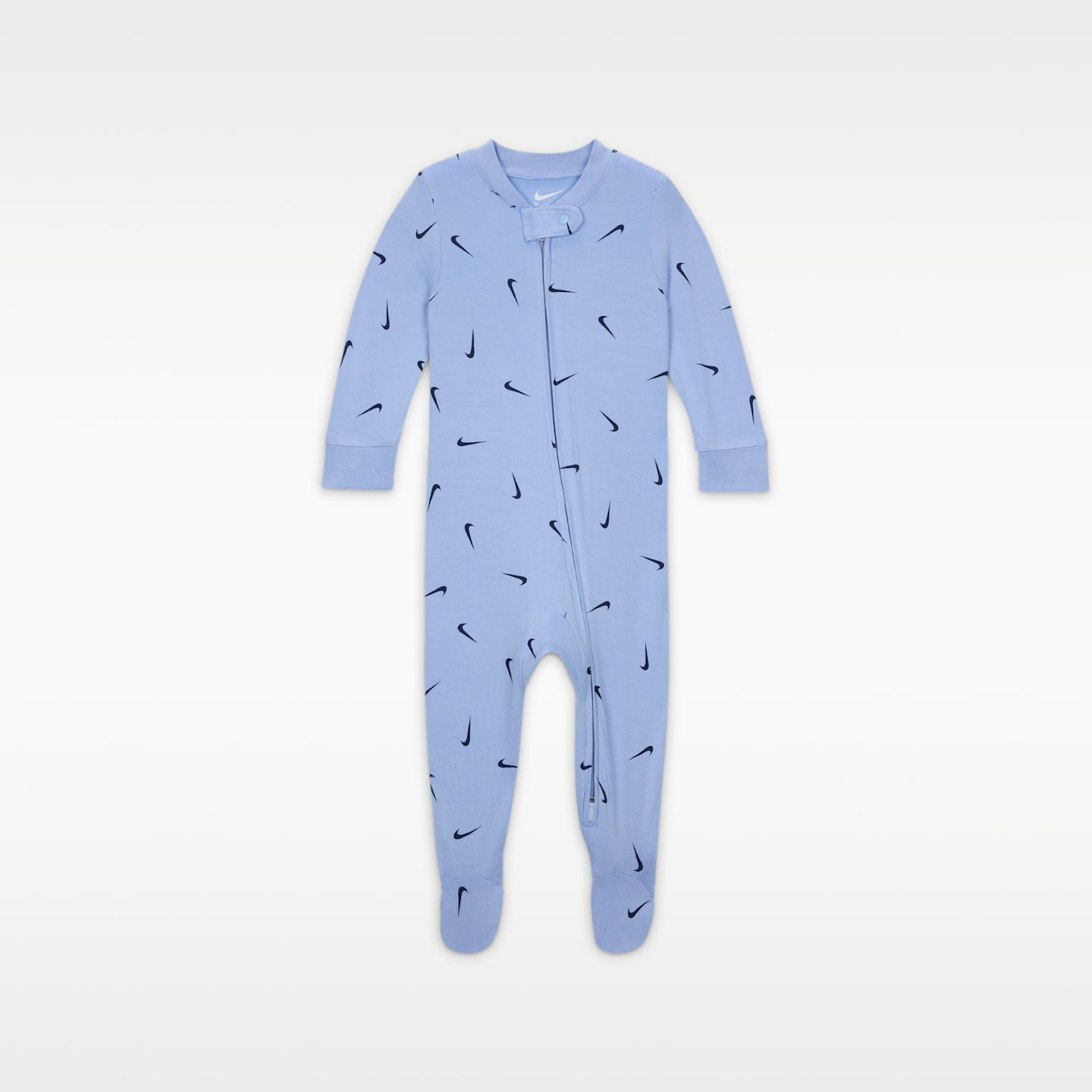 Комбинезон Nike Printed Viscose Footed Coverall для малышей, цвет: Кобальтовый — фото 1