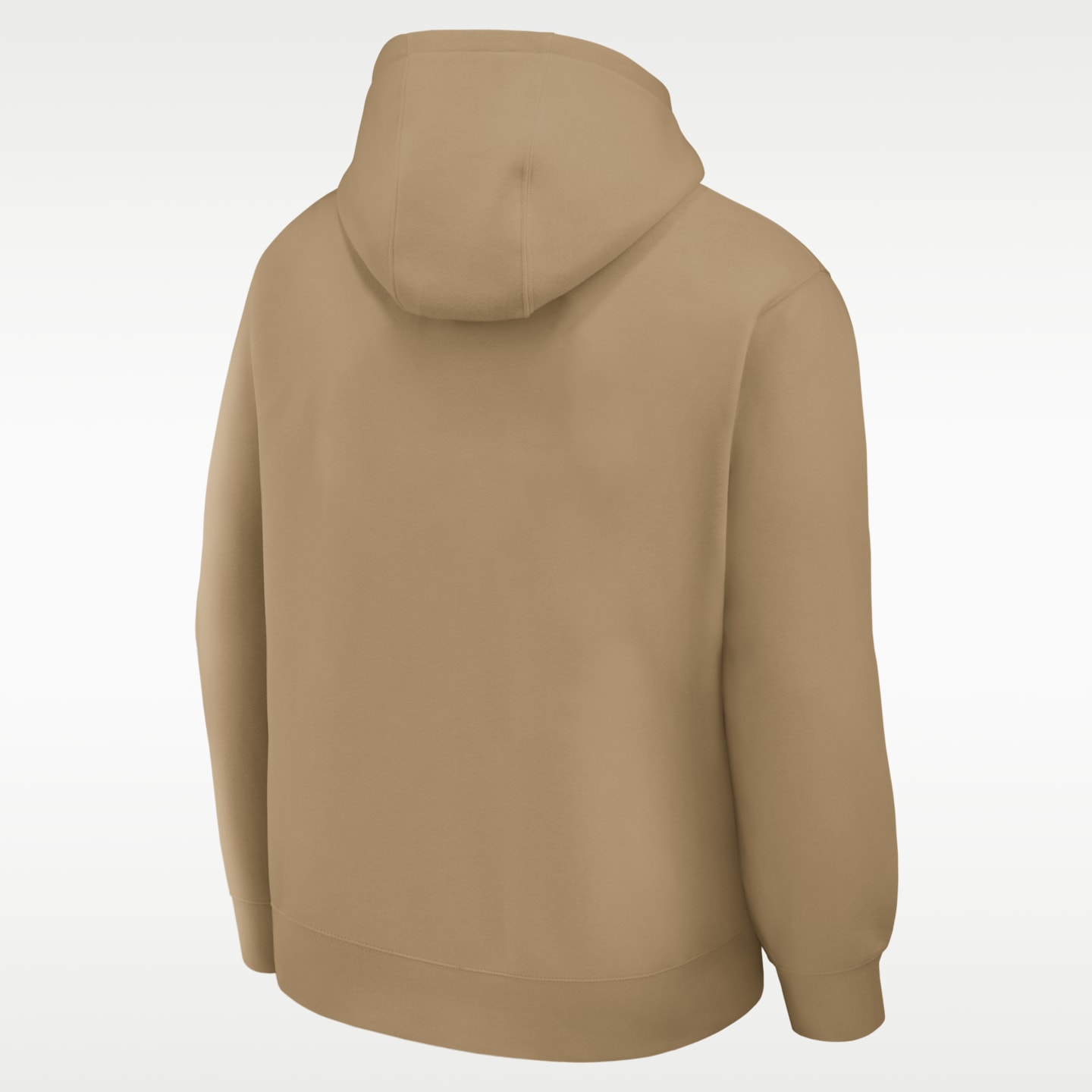 Мужское худи Nike Michigan State Washed Club College Pullover, цвет: Бежевый — фото 2