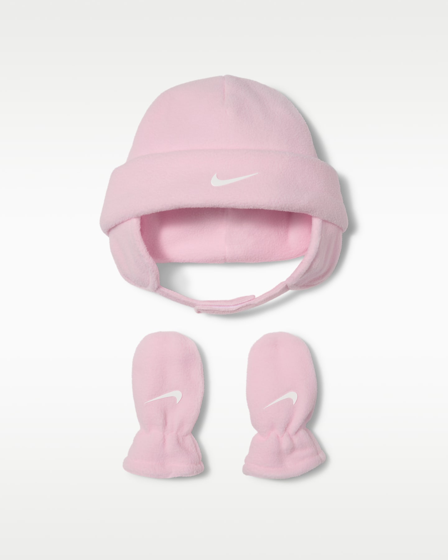 Комплекты Nike Hat and Mittens Set для малышей, цвет: Розовый пенный — фото 4
