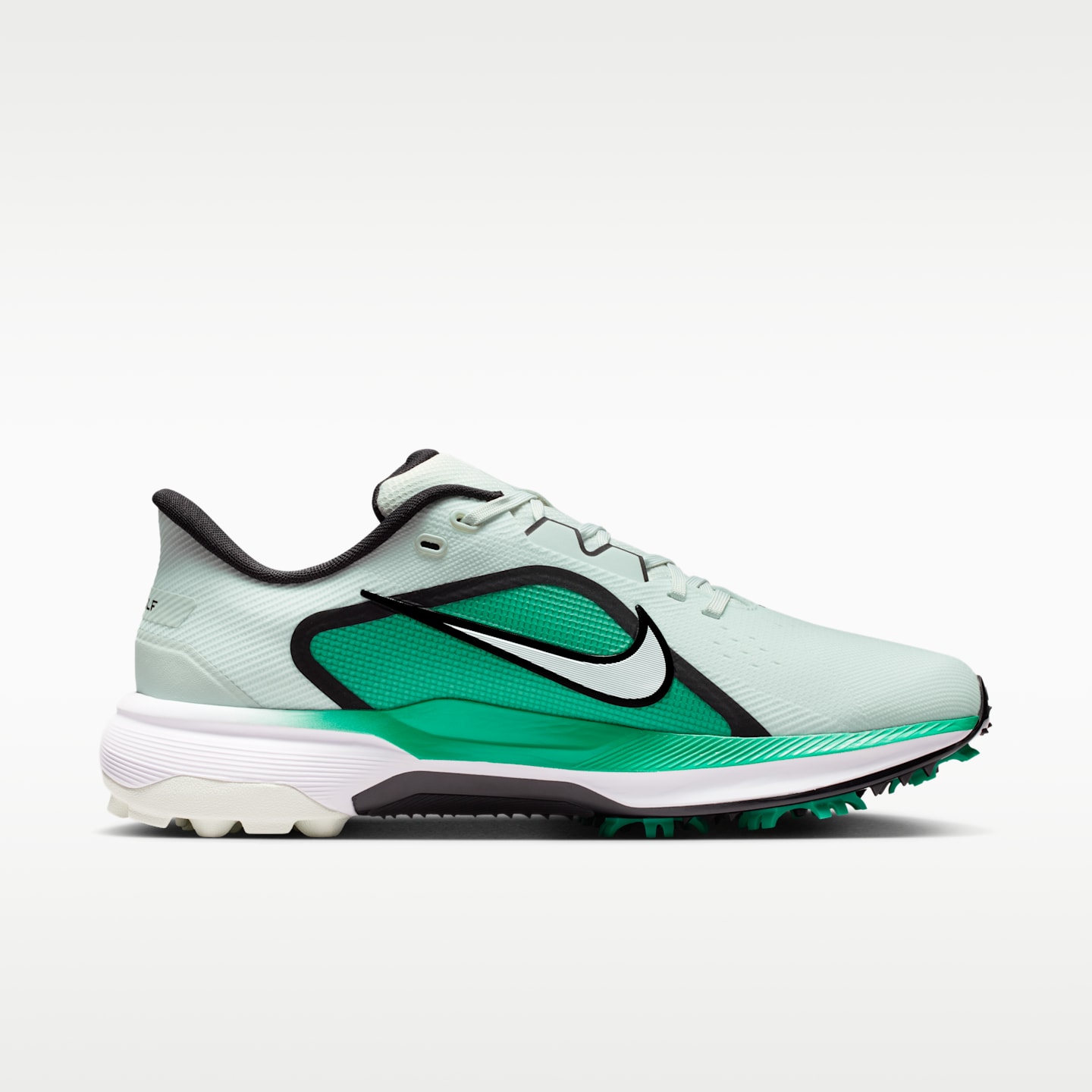 Кроссовки для гольфа Nike Pegasus 1 G, цвет: Зелёный / Белый — фото 3