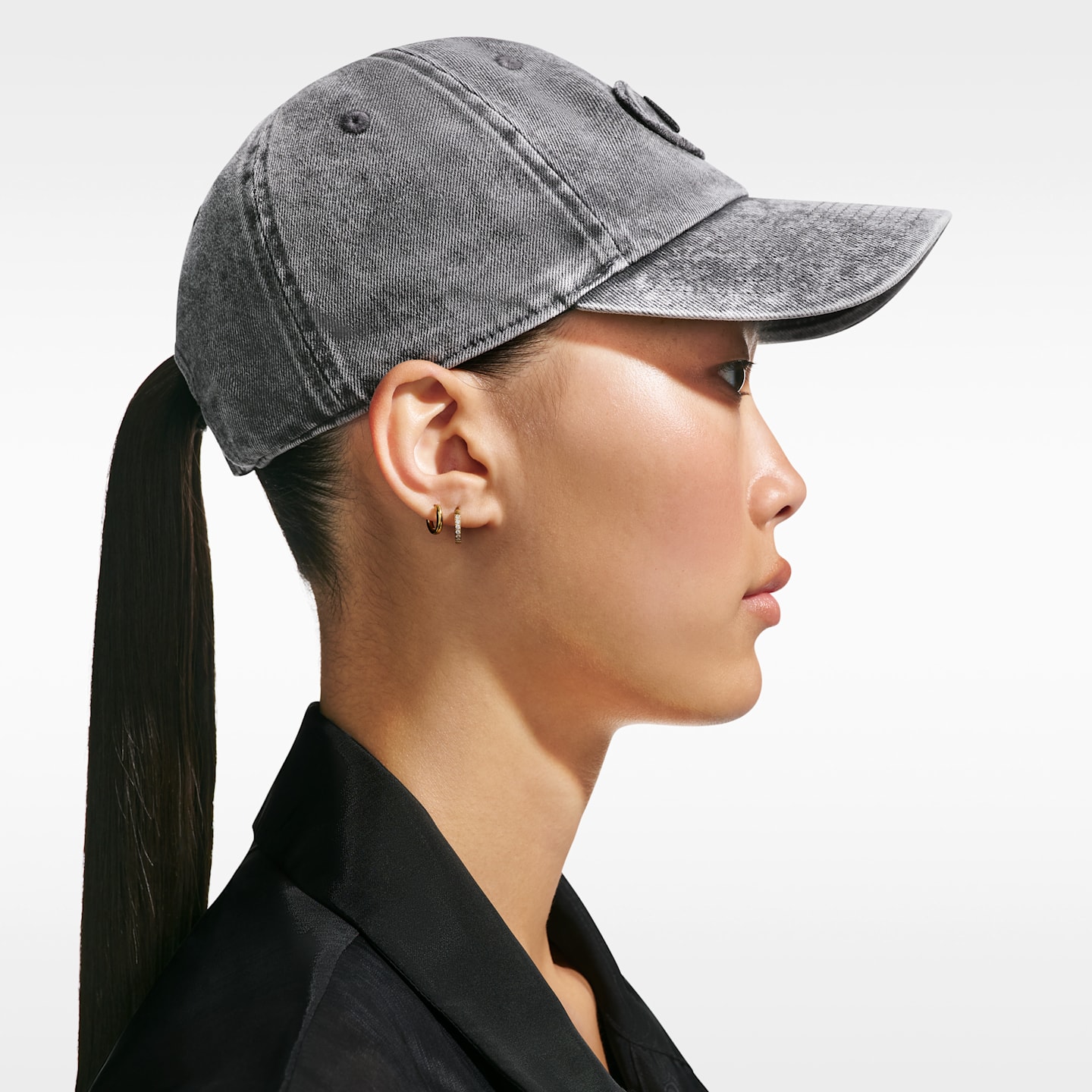 Кепка Nike Club неструктурированная с джинсовой нашивкой, цвет: Антрацитовый — фото 2