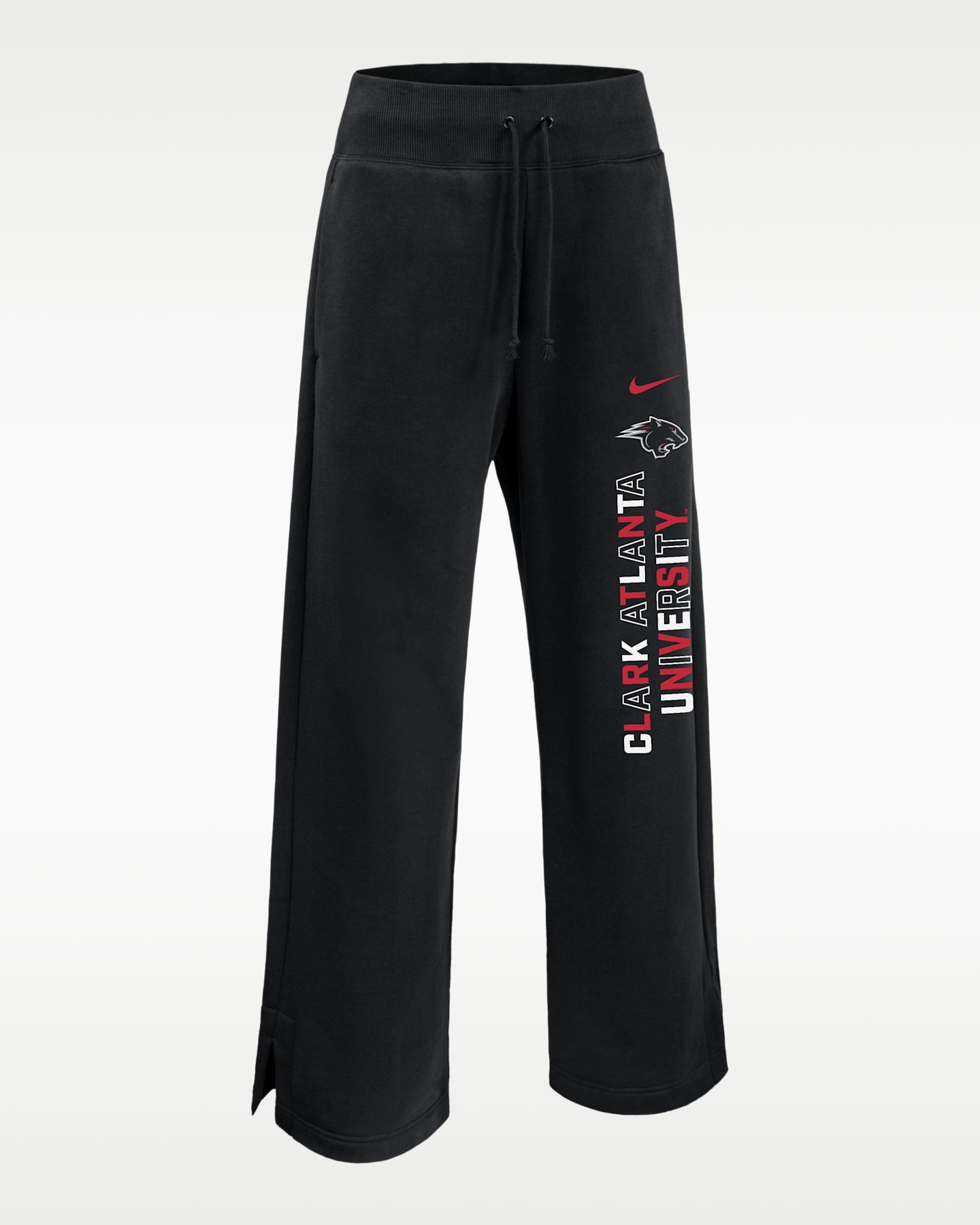 Женские флисовые спортивные брюки Nike Phoenix College Clark Atlanta University, цвет: Чёрный — фото 2