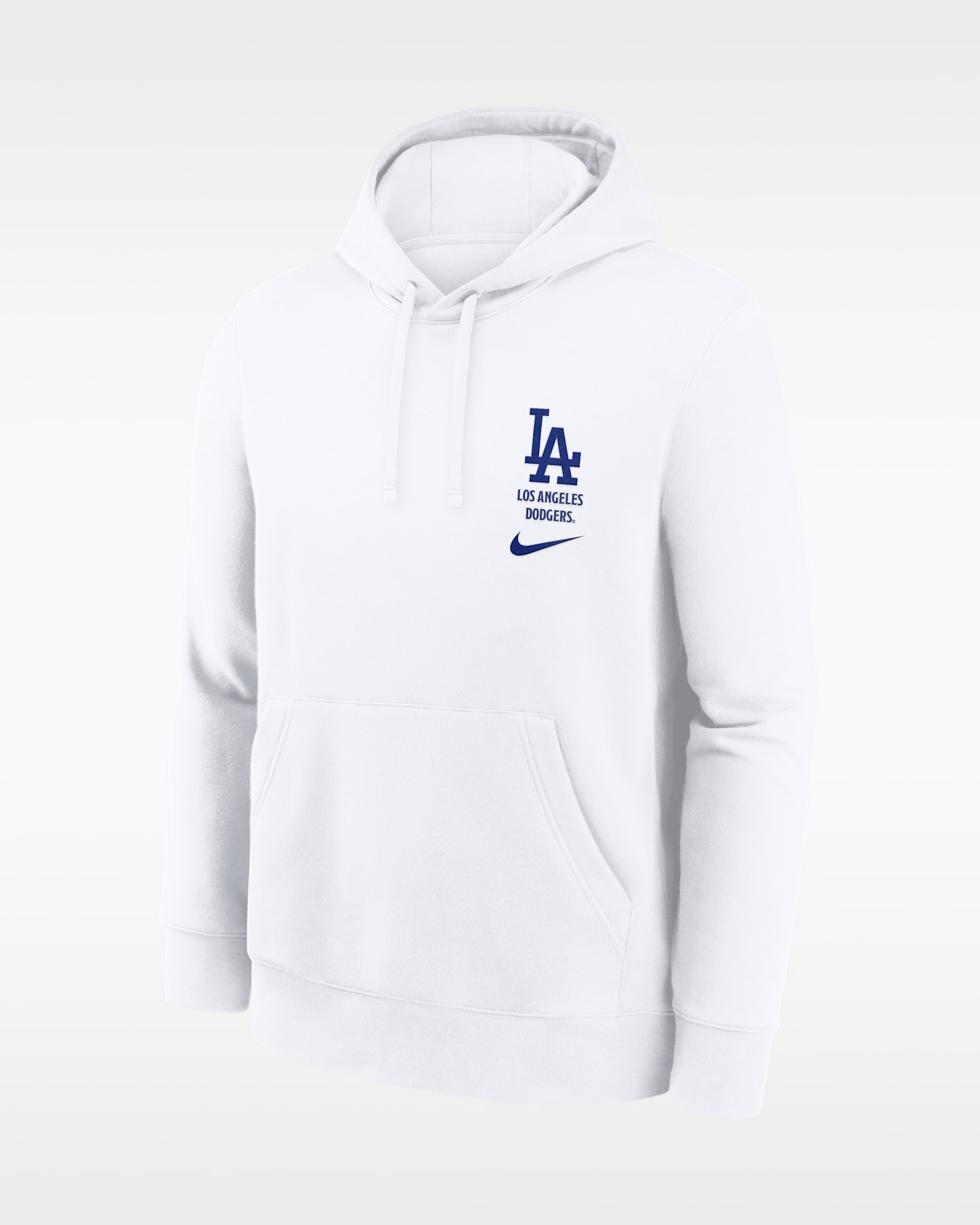 Мужское худи Nike MLB Los Angeles Dodgers Minimal Club, цвет: Белый — фото 3