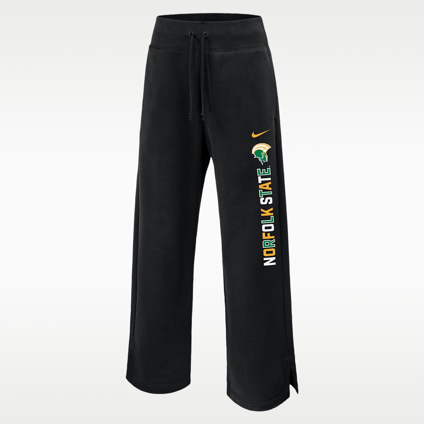 Женские флисовые спортивные брюки Nike Phoenix College Norfolk State, цвет: Чёрный — фото 1