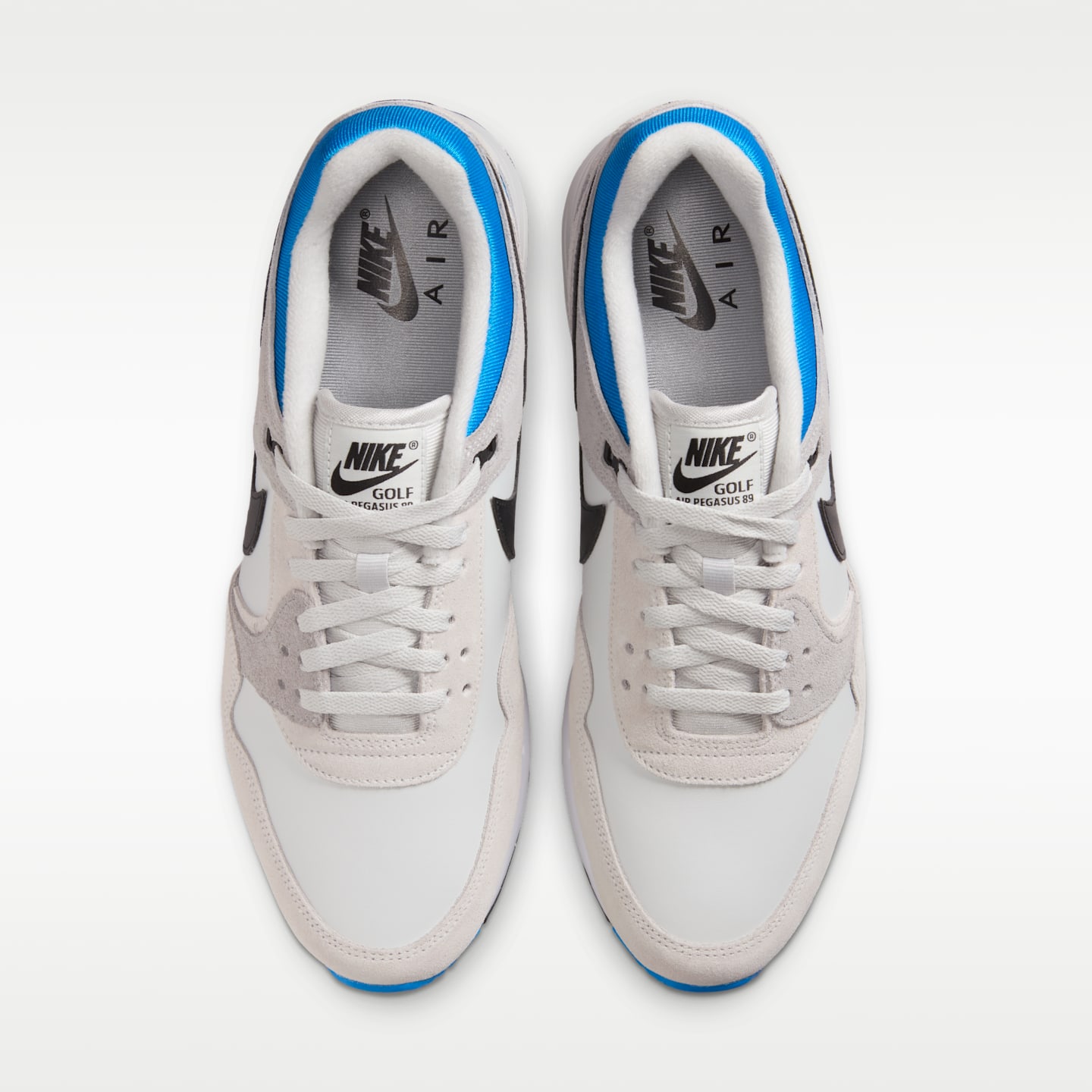 Кроссовки для гольфа Nike Air Pegasus '89 G, цвет: Серый / Синий — фото 4