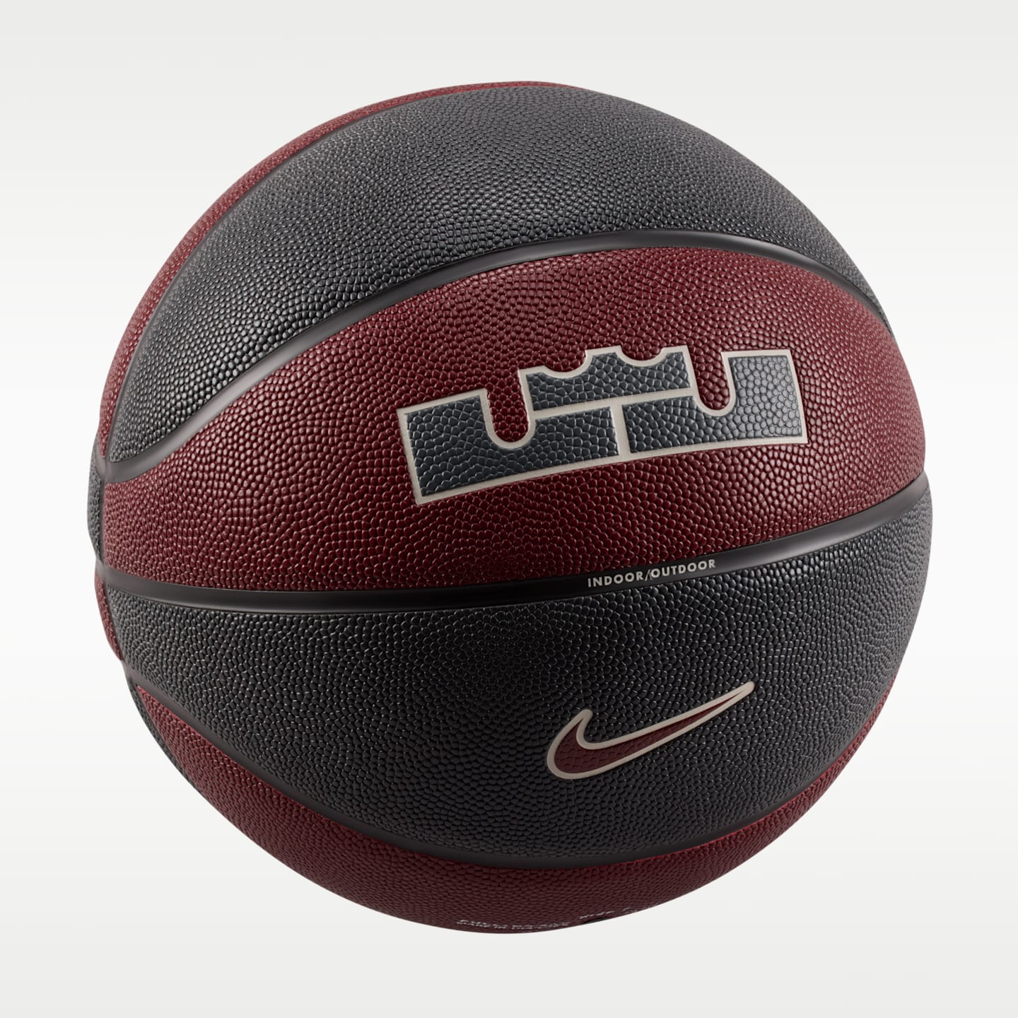 Мяч Nike LeBron All-Court 8P Basketball, цвет: Антрацитовый / Чёрный — фото 1