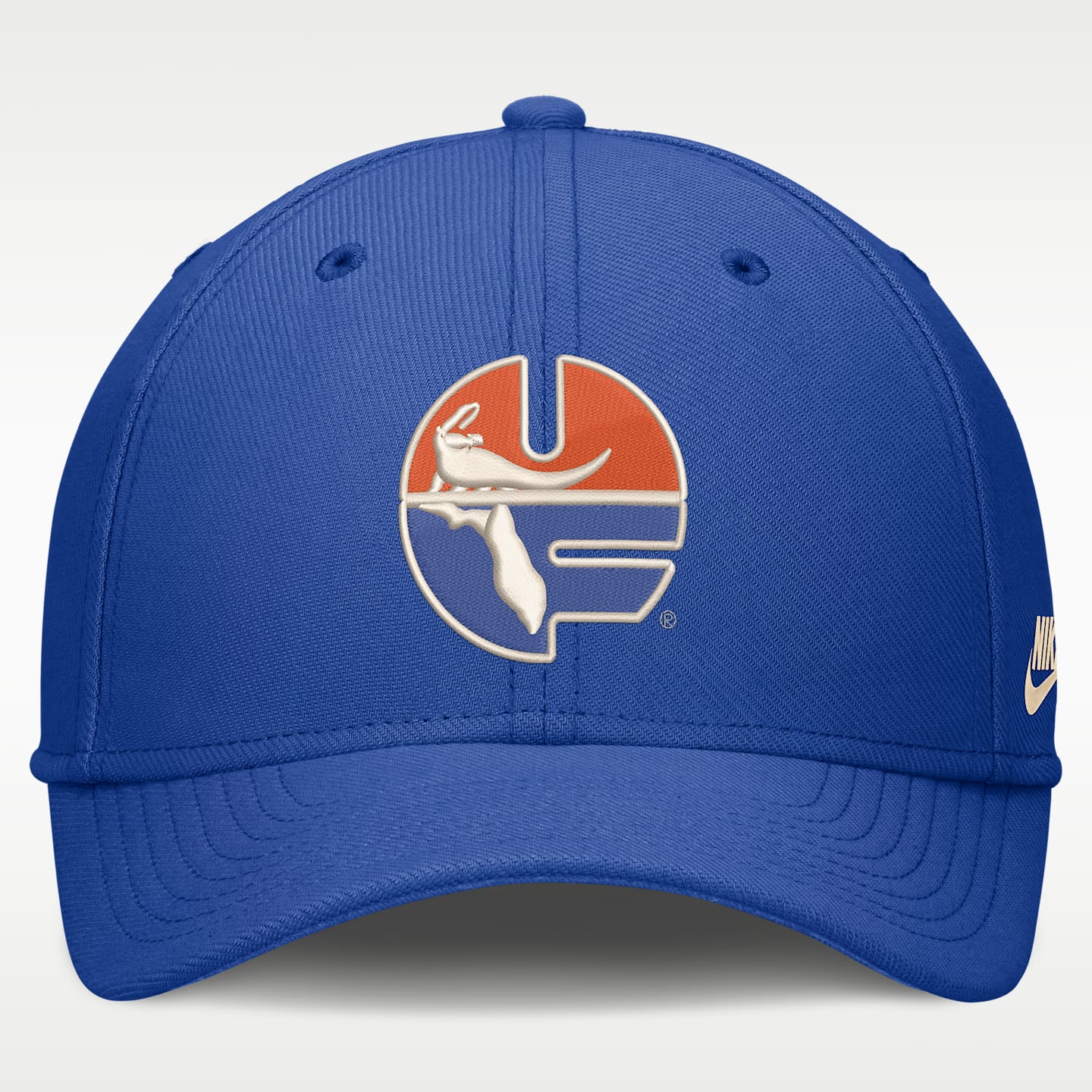 Мужской головной убор Nike Florida Legacy Rise Vintage Dri-FIT College Hat, цвет: Королевский синий — фото 2