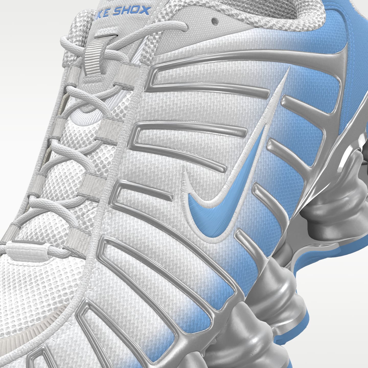 Женские кроссовки Nike Shox TL By You Custom, цвет: Разноцветный — фото 8