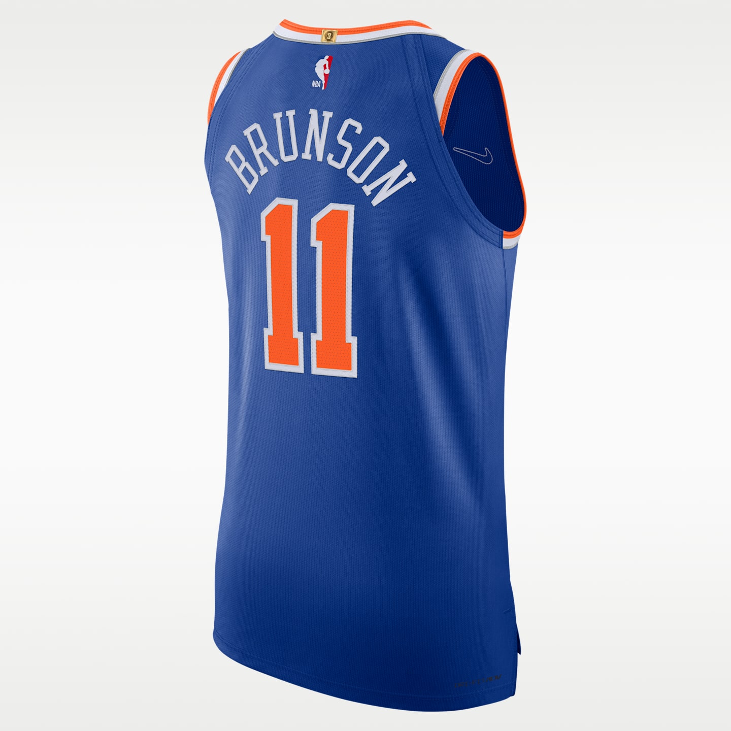 Мужское джерси Nike NBA Knicks Icon Edition 2020 Authentic, цвет: Синий — фото 2