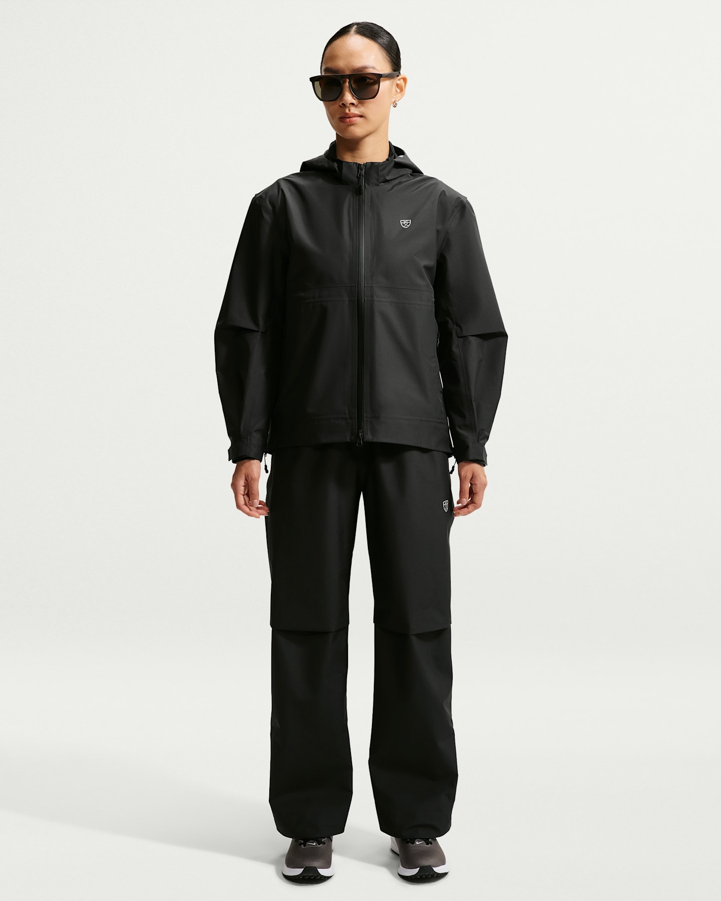 Женские брюки Nike Storm-FIT ADV Golf, цвет: Чёрный / Белый — фото 7