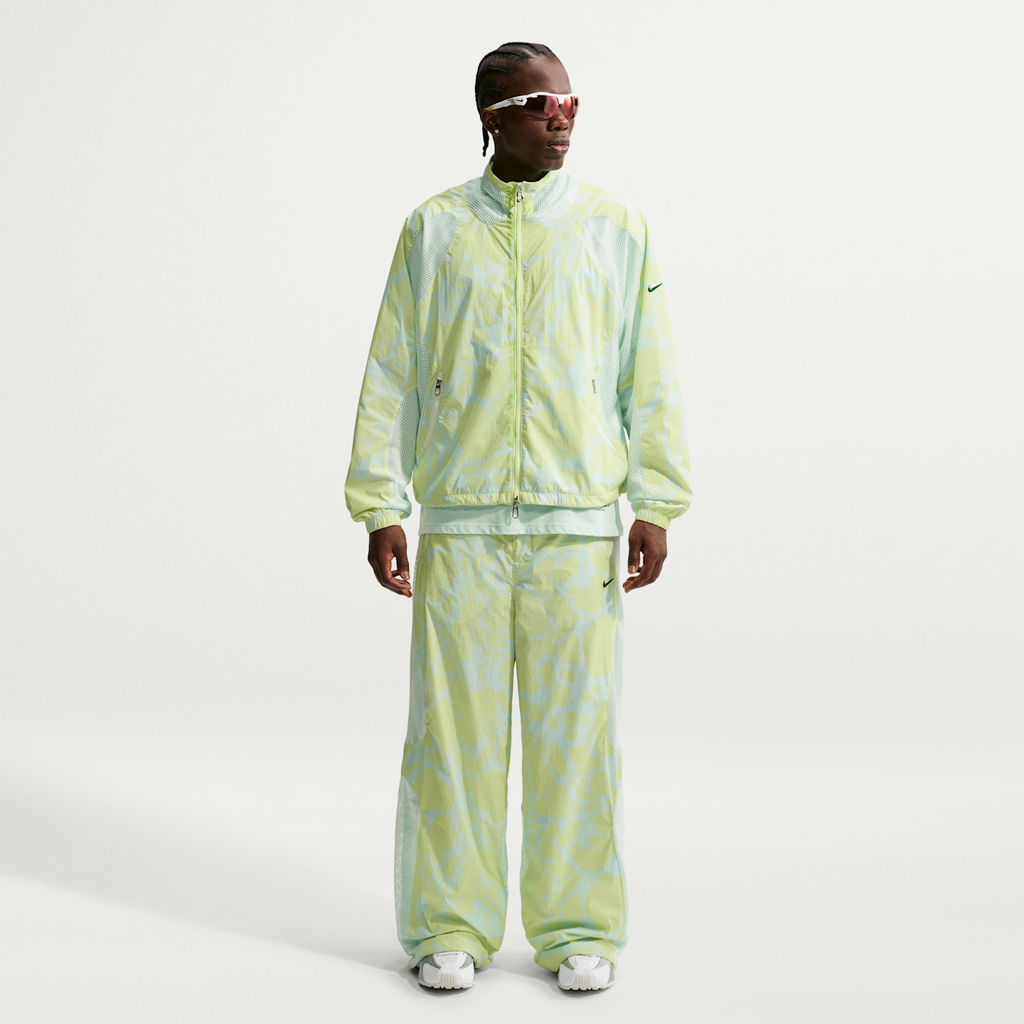 Мужская спортивная куртка Nike Project F.R.O.G. Gooey, цвет: Кислотно-жёлтый / Зелёный — фото 1