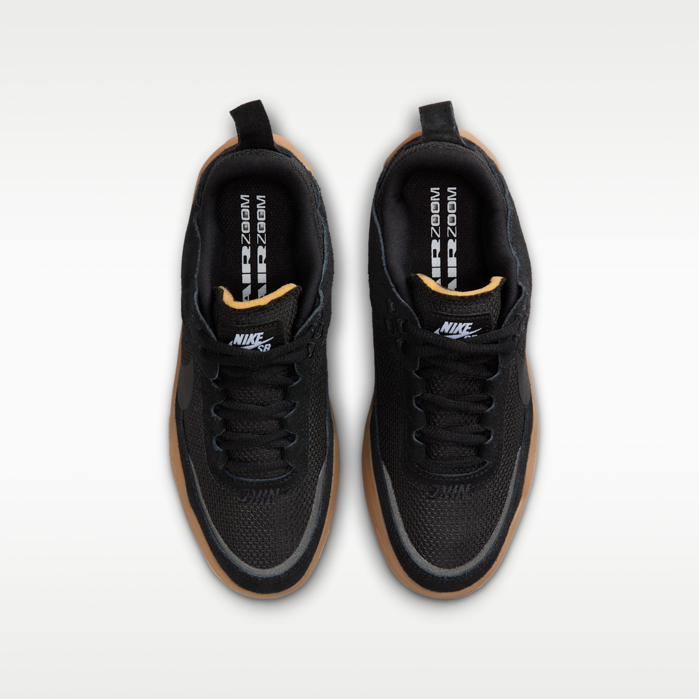 Детские кроссовки для скейтбординга Nike SB Day One, цвет: Чёрный / Карамельный коричневый — фото 4