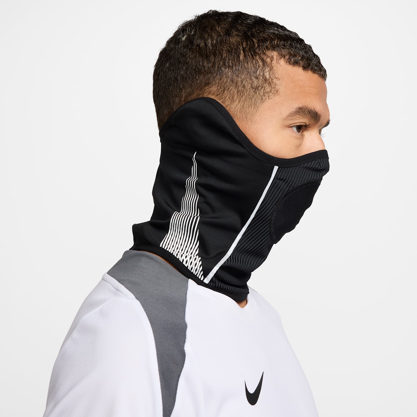 Футбольный снуд Nike Academy Dri-FIT, цвет: Чёрный / Белый — фото 3